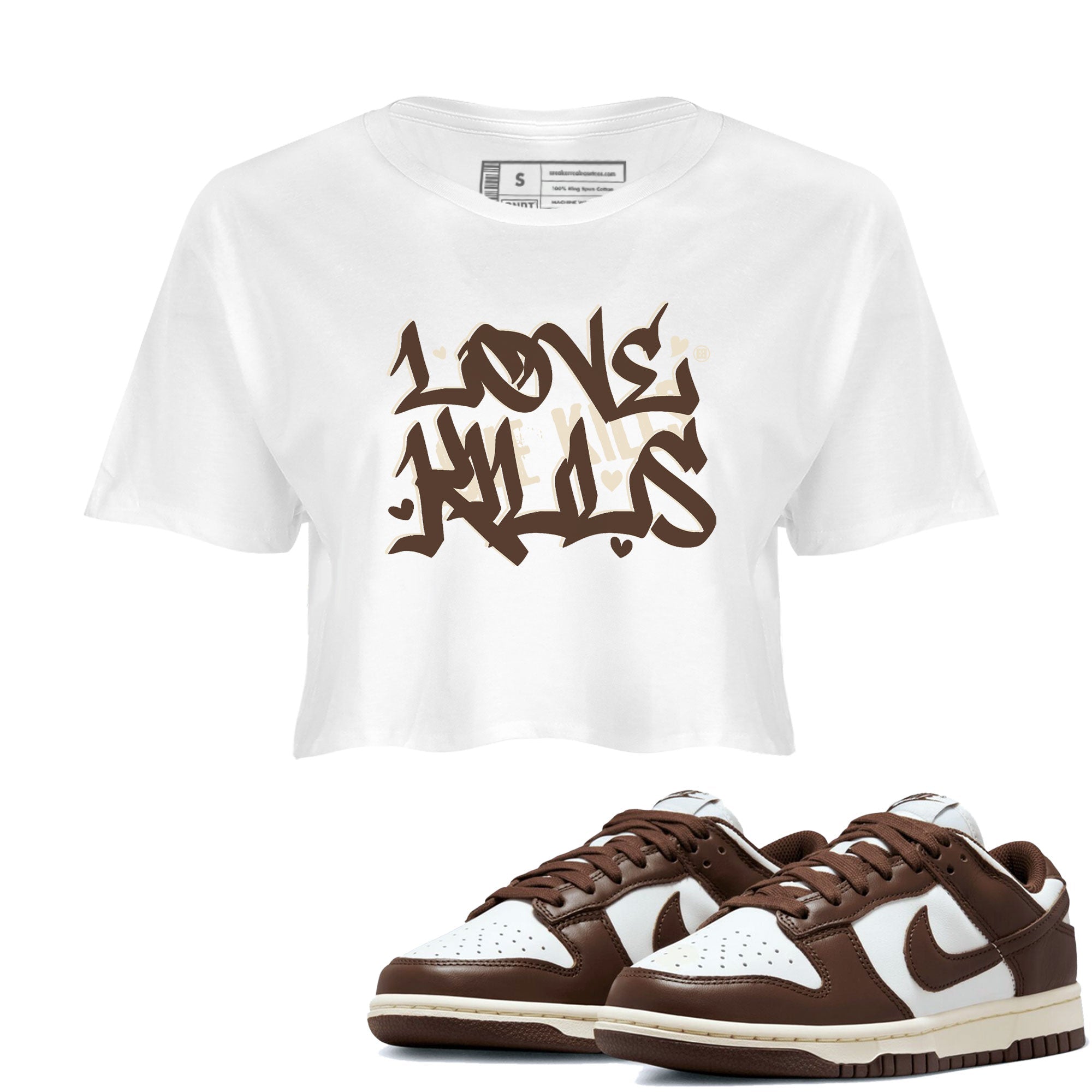 Love Kills snkmatch Women's Top - Dunk Cacao Wow