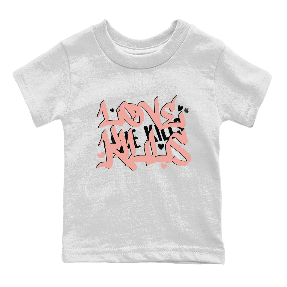 Love Kills snkmatch Tee Kids - Dunk Rose Whisper