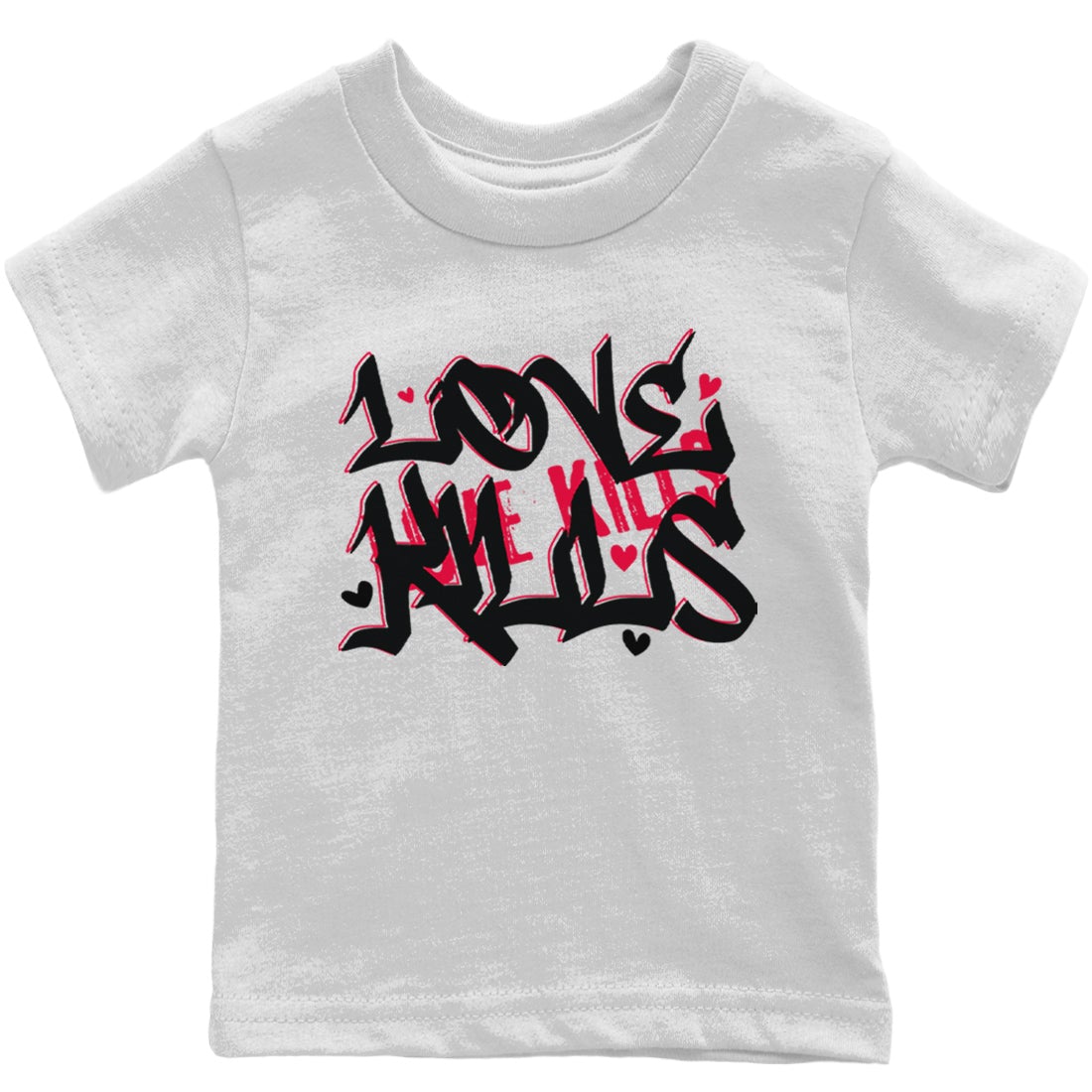 Love Kills Kids Tops - Air Jordan 1 Bred Patent