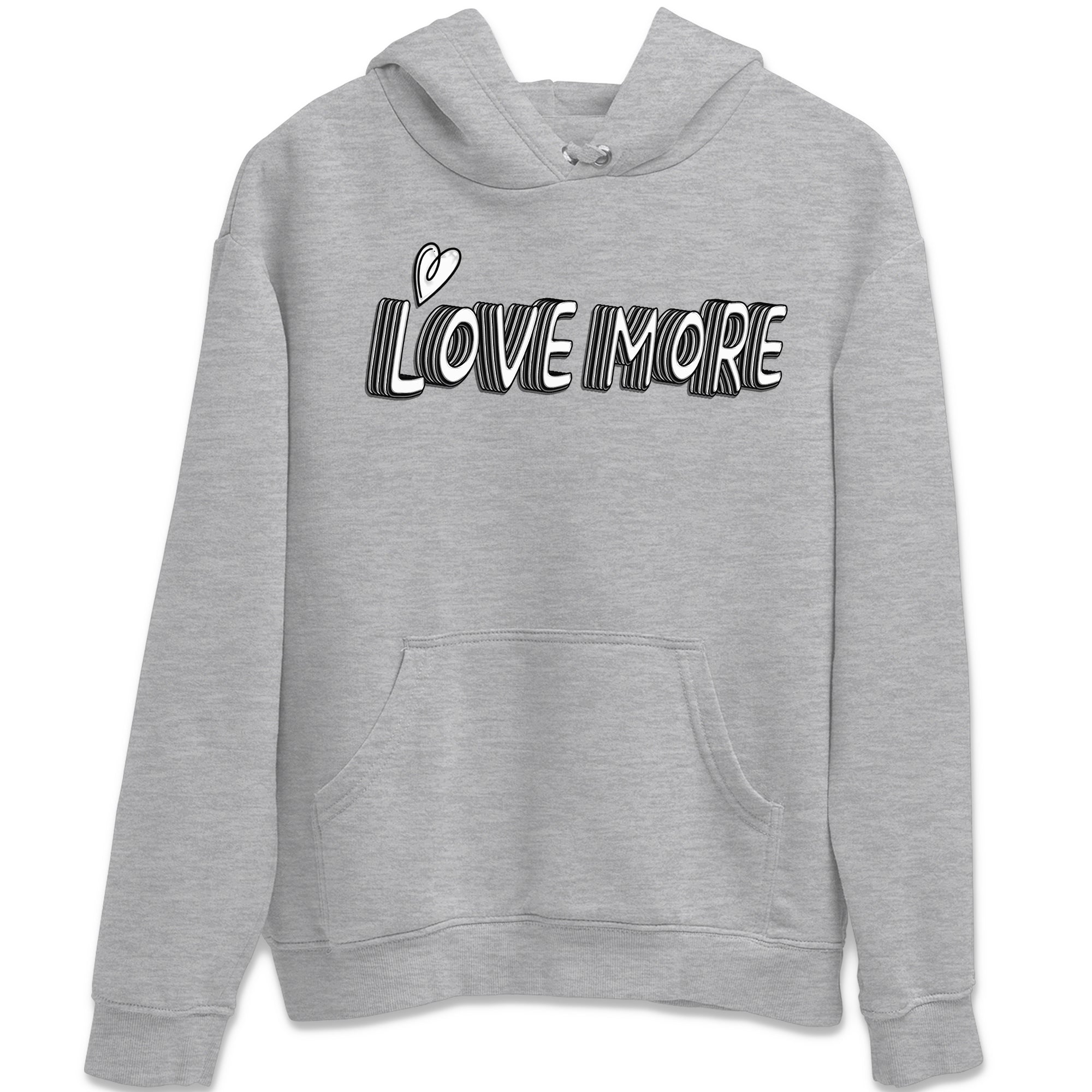 Love More Unisex Tops - Air Jordan 1 Black White