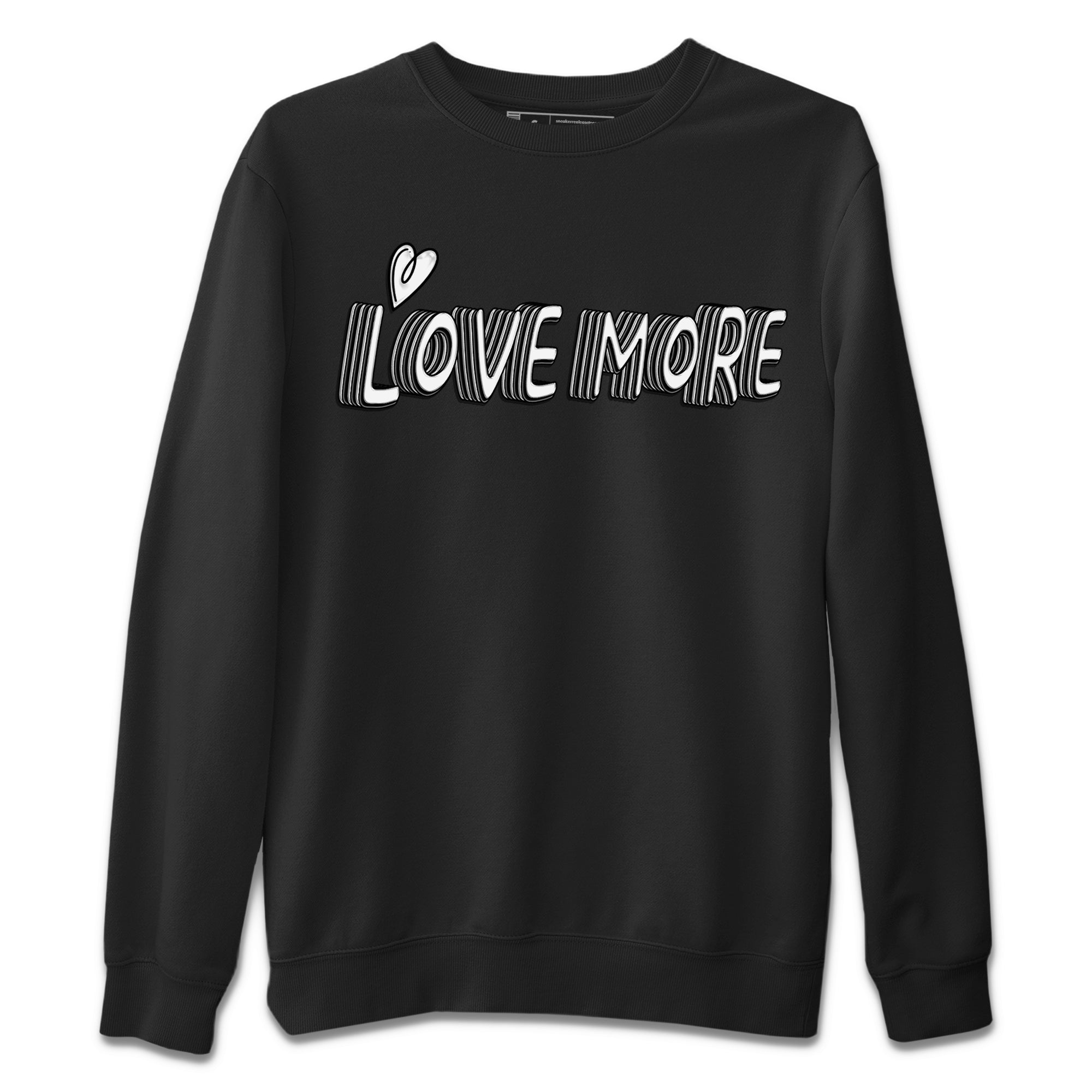Love More Unisex Tops - Air Jordan 1 Black White