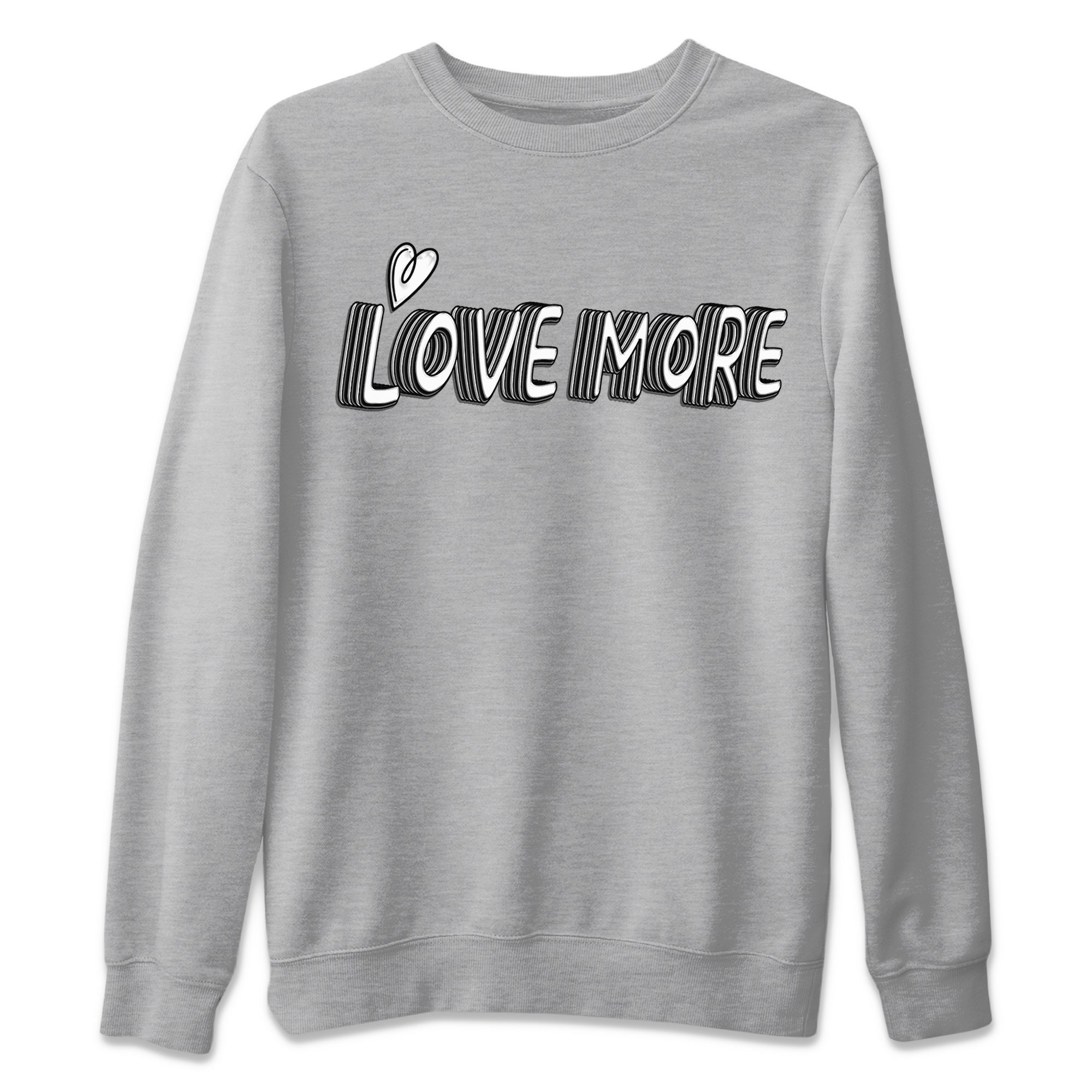 Love More Unisex Tops - Air Jordan 1 Black White