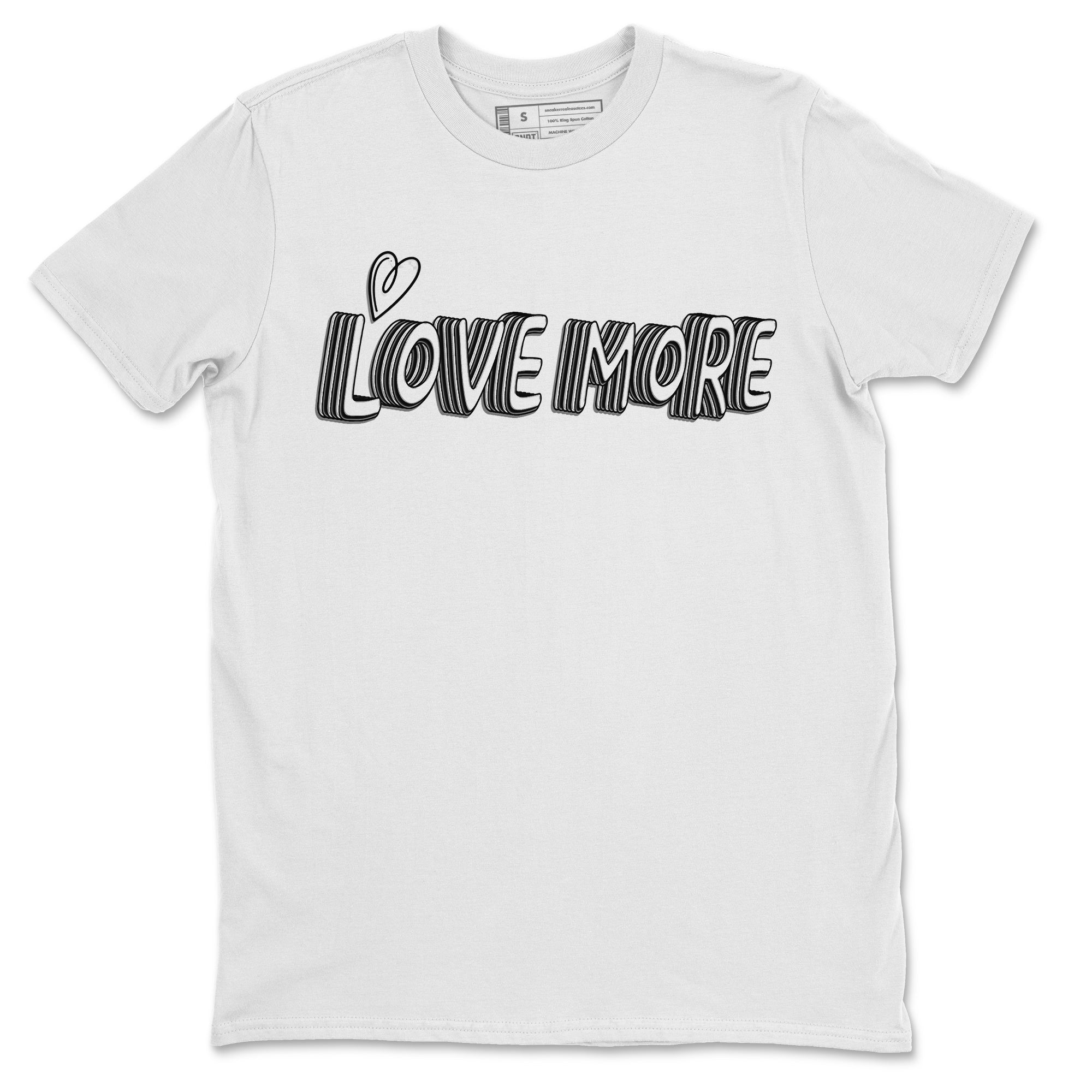 Love More Unisex Tops - Air Jordan 1 Black White