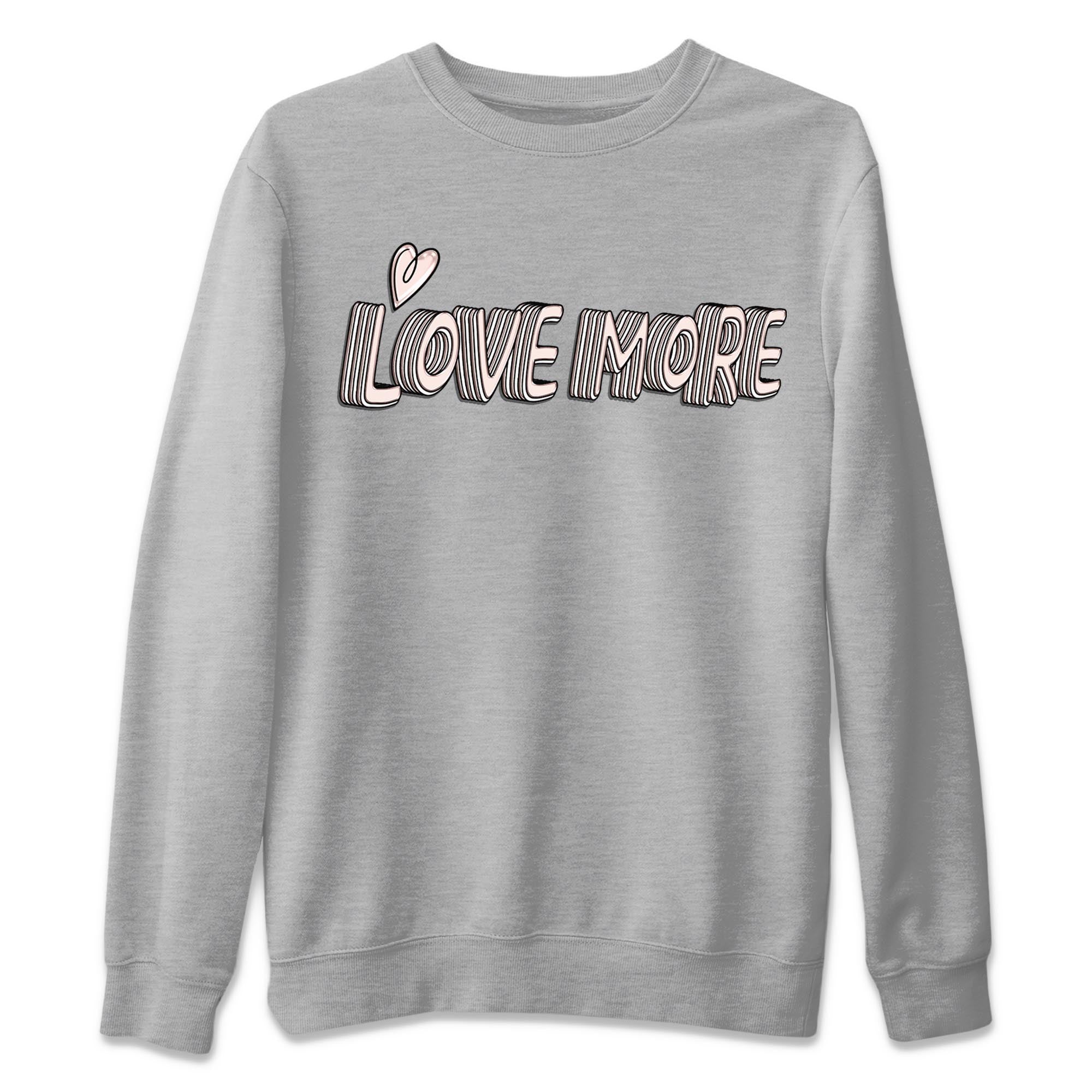 Love More Unisex Tops - Air Jordan 1 Washed Pink