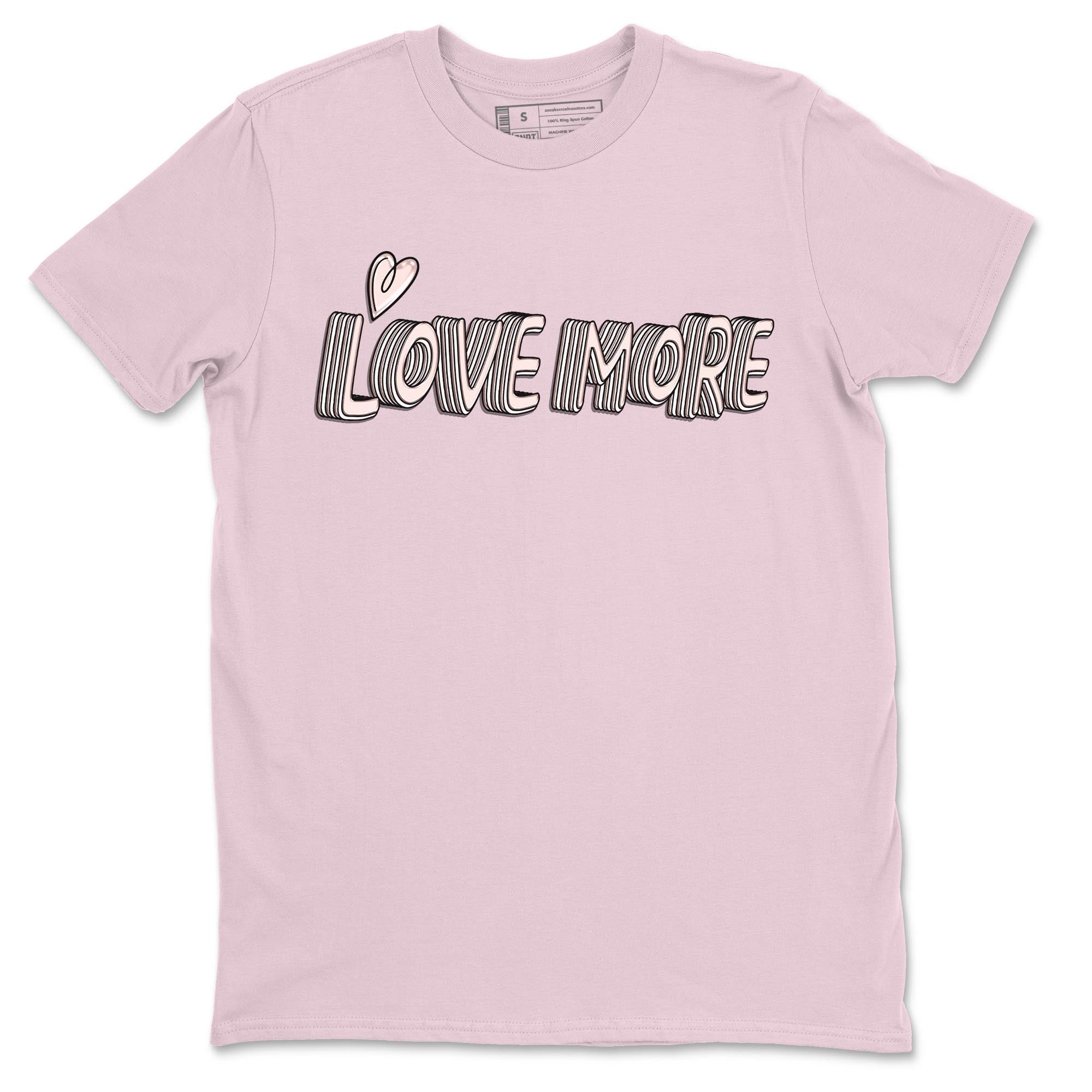 Love More Unisex Tops - Air Jordan 1 Washed Pink