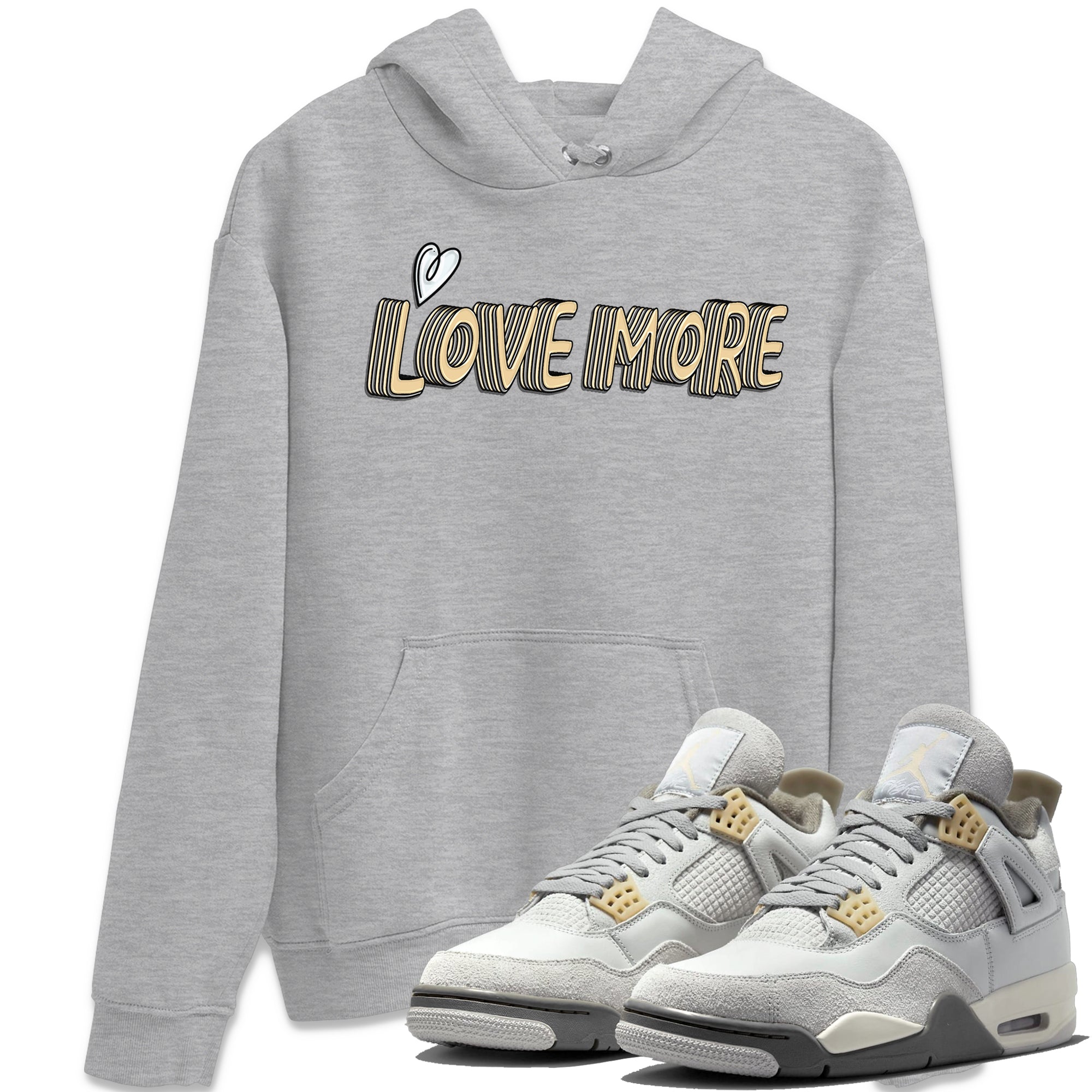 Love More Unisex Tops - Air Jordan 4 Craft