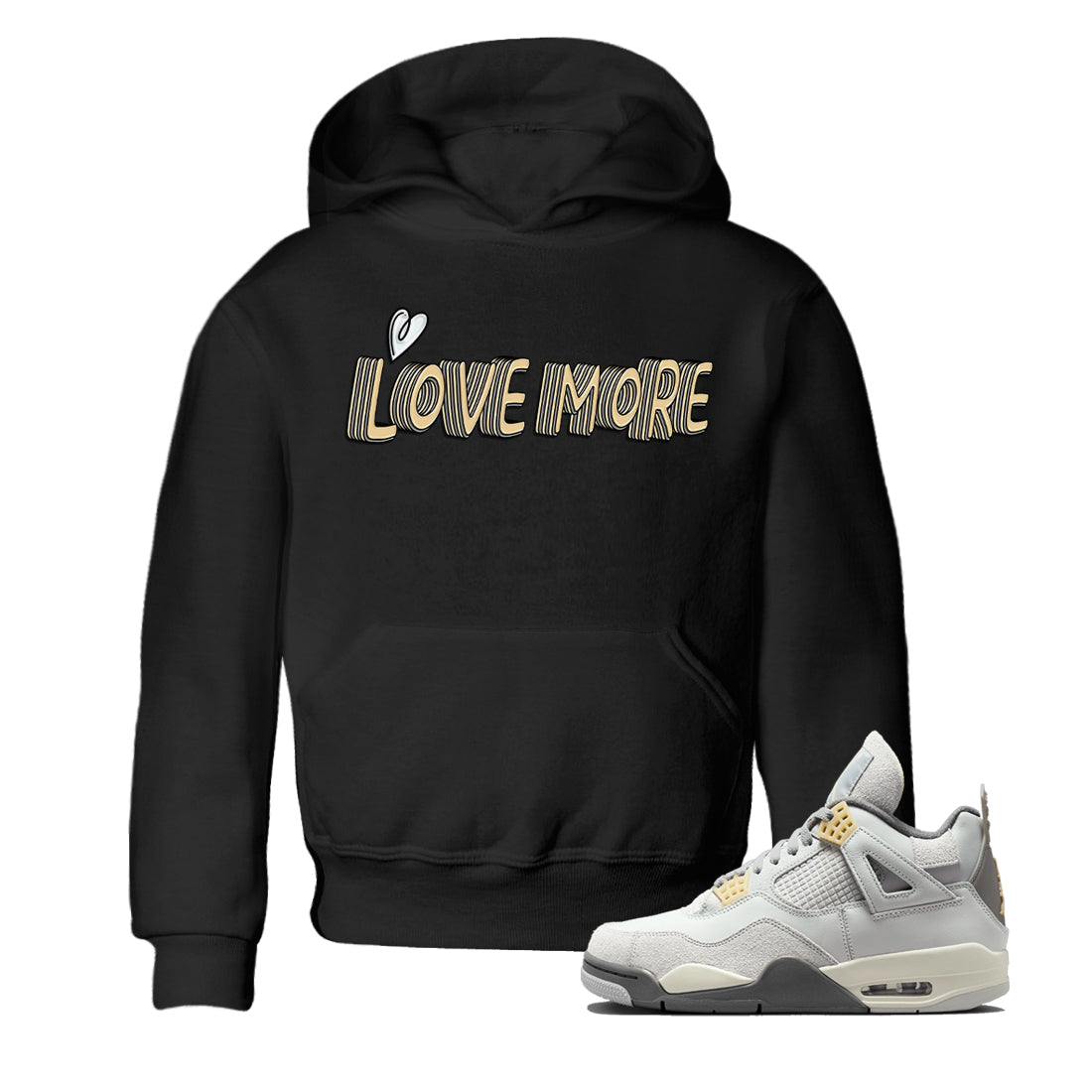Love More Kids Tops - Air Jordan 4 Craft
