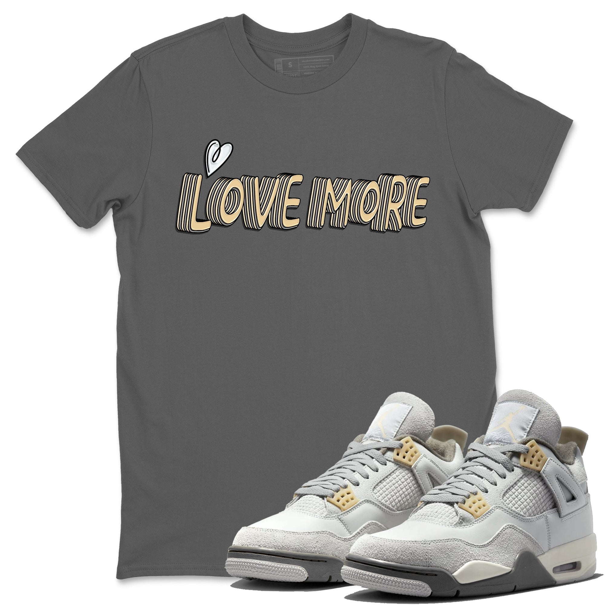 Love More Unisex Tops - Air Jordan 4 Craft