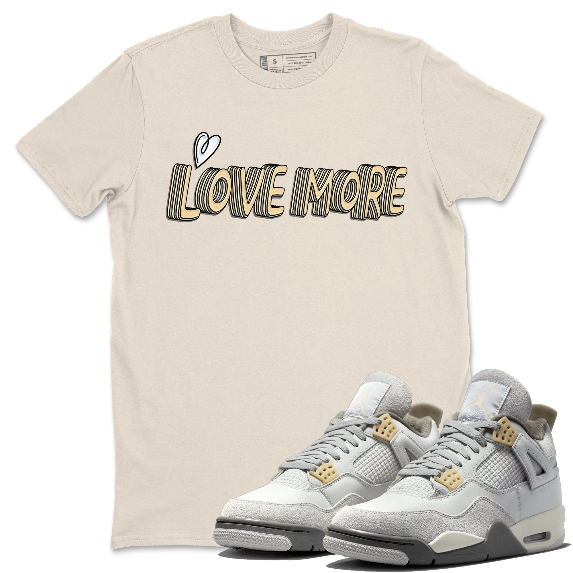 Love More Unisex Tops - Air Jordan 4 Craft