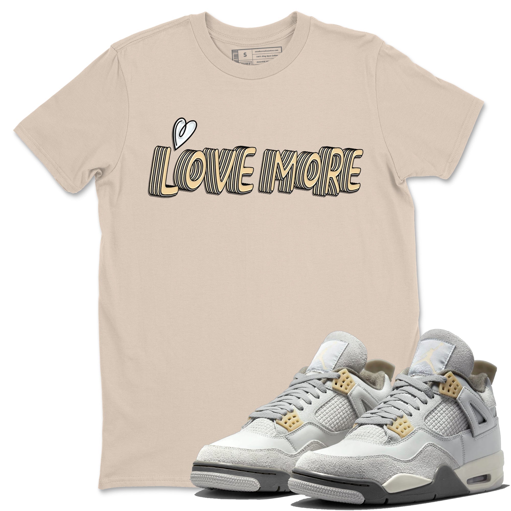 Love More Unisex Tops - Air Jordan 4 Craft