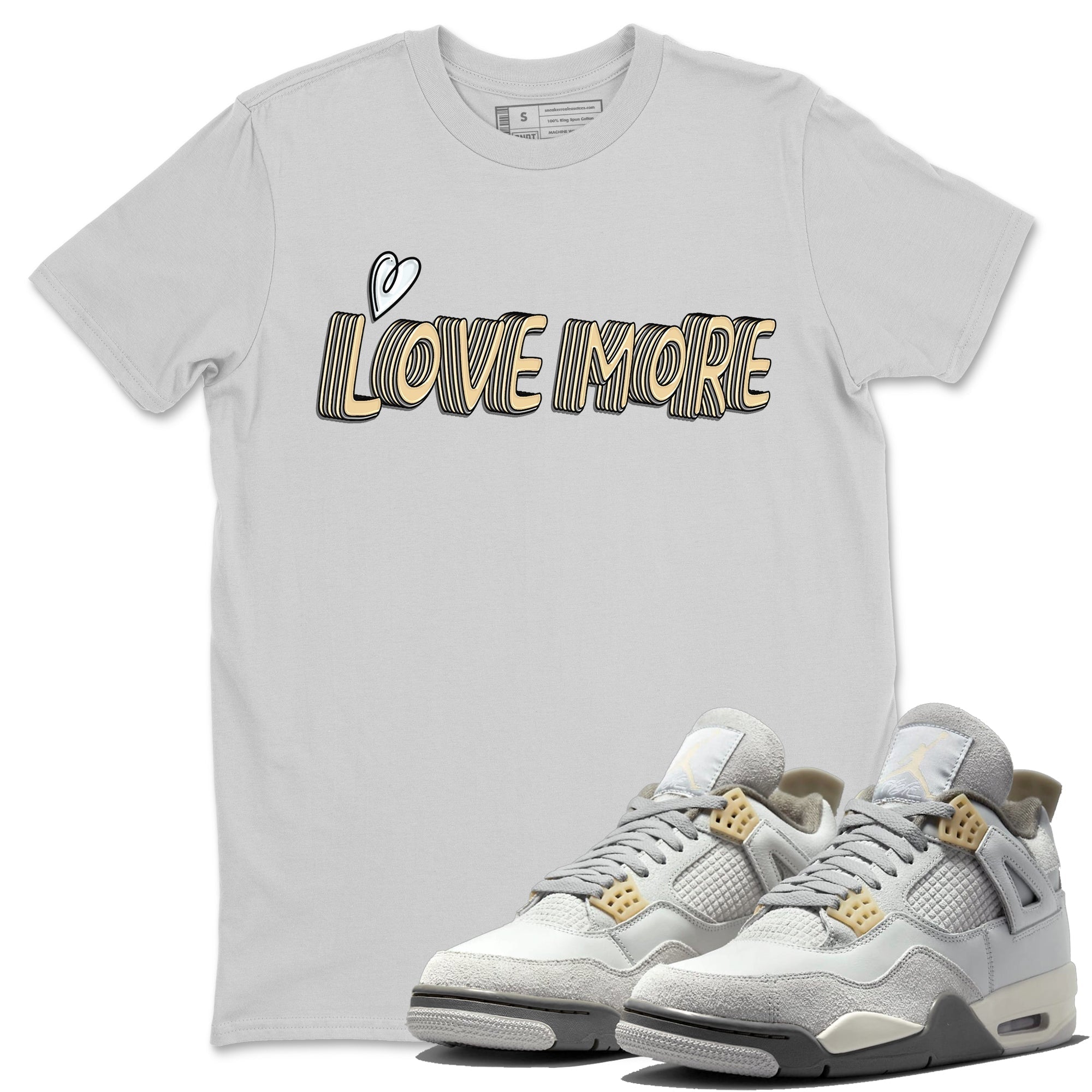 Love More Unisex Tops - Air Jordan 4 Craft