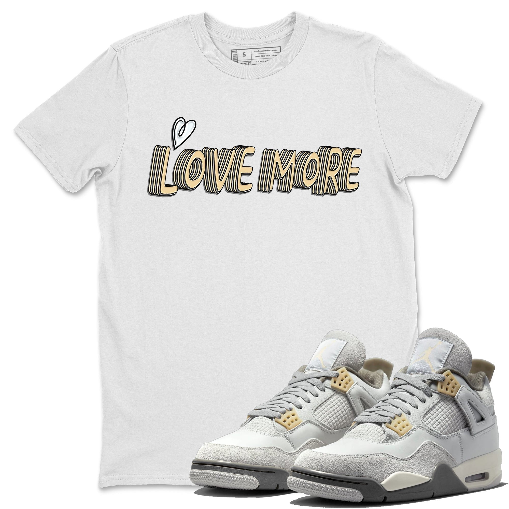 Love More Unisex Tops - Air Jordan 4 Craft