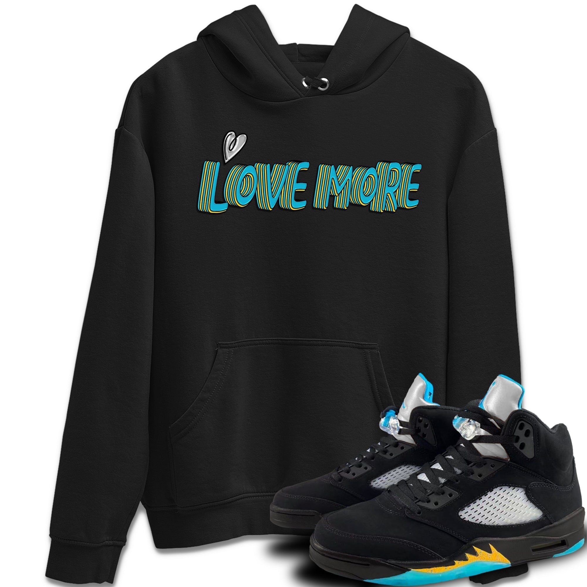 Love More Unisex Tops - Air Jordan 5 Aqua