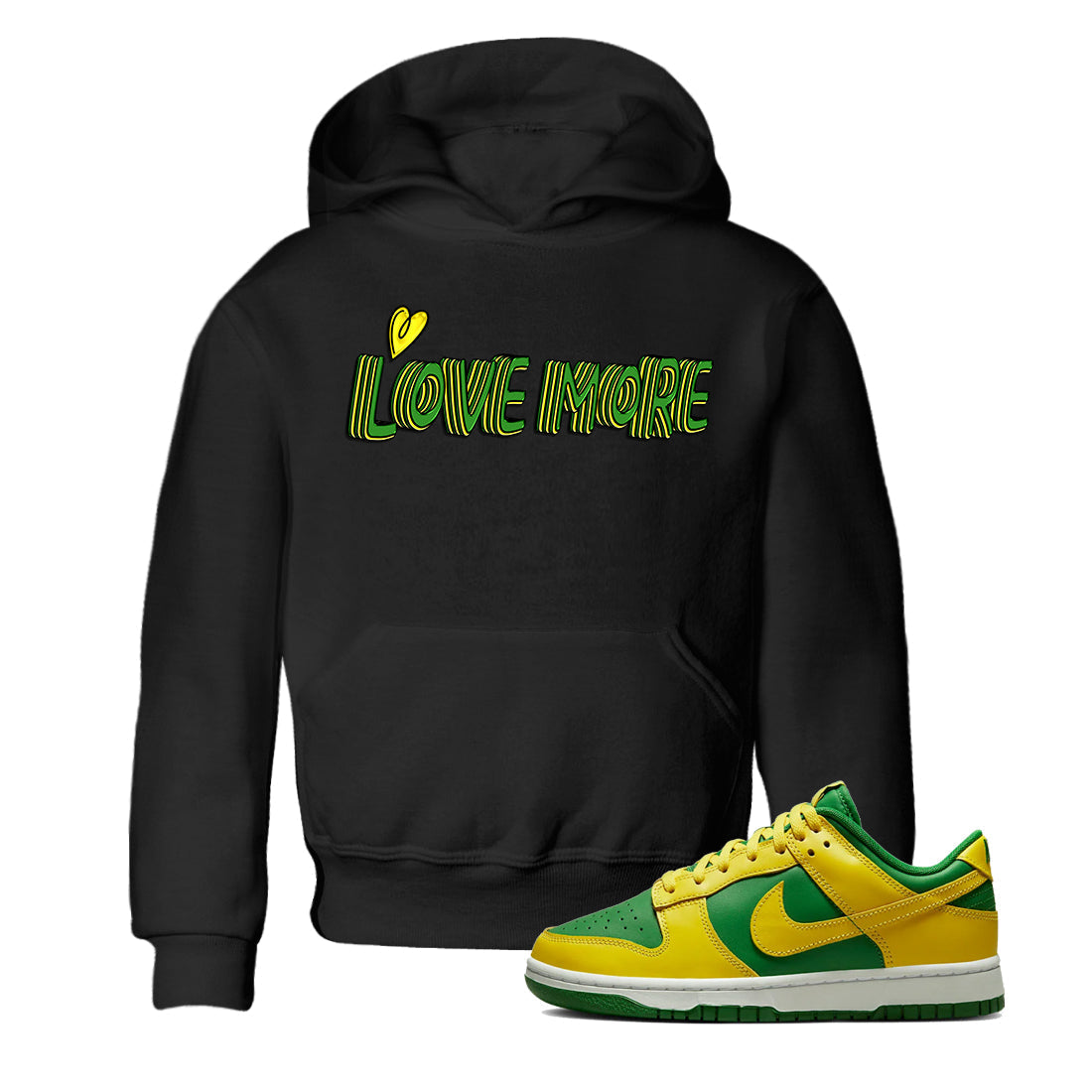 Love More Kids Tops - Dunk Reverse Brazil