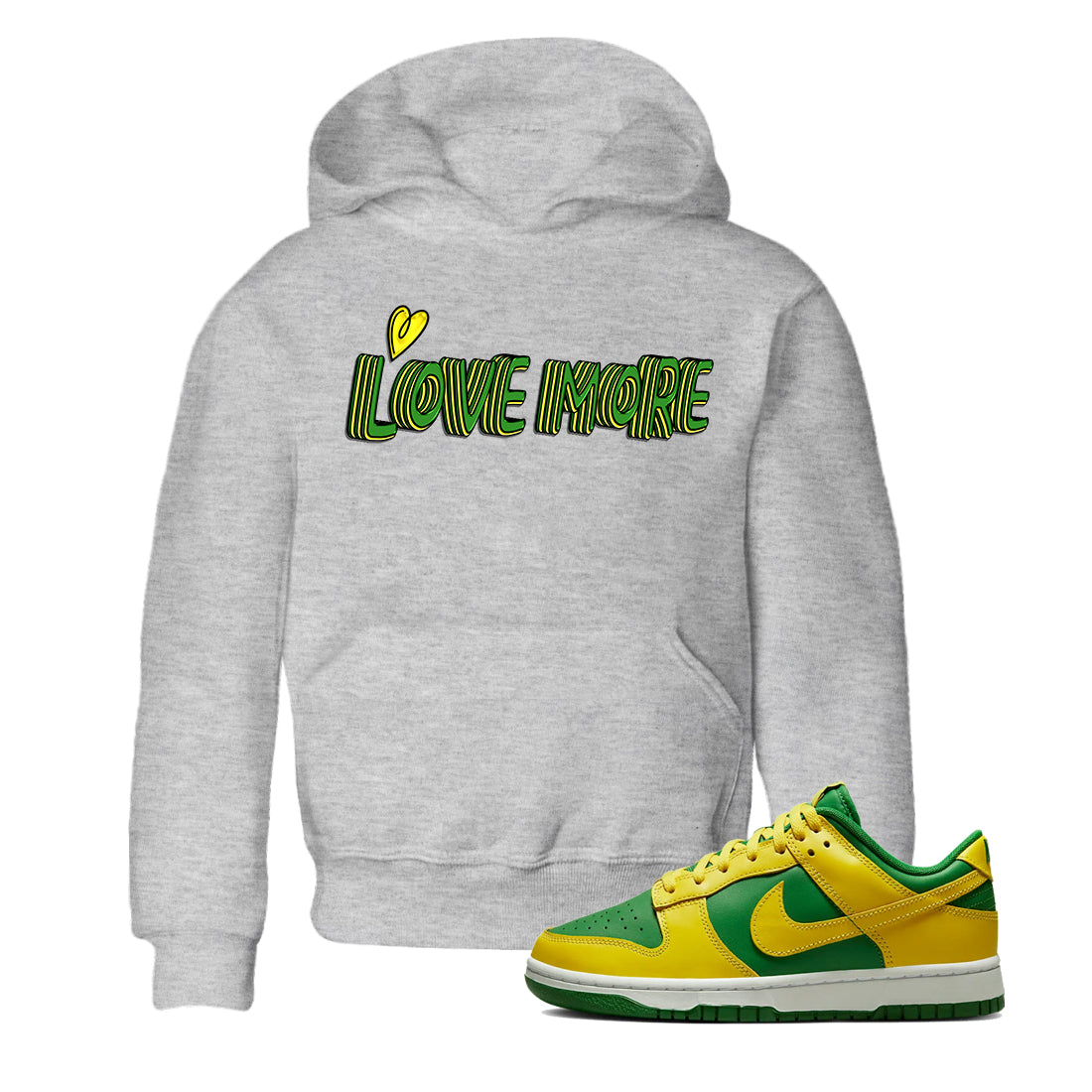Love More Kids Tops - Dunk Reverse Brazil