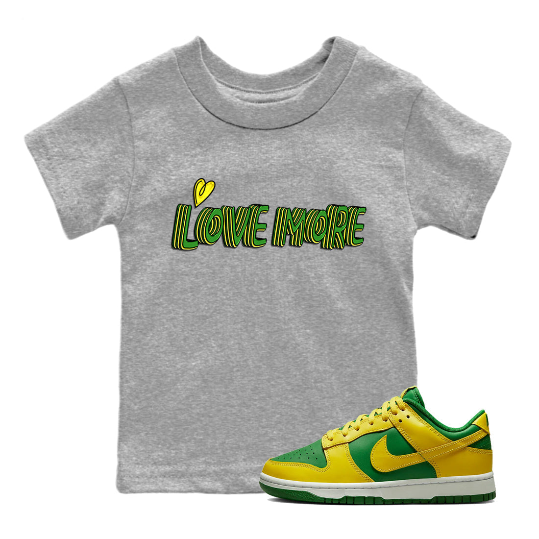 Love More Kids Tops - Dunk Reverse Brazil