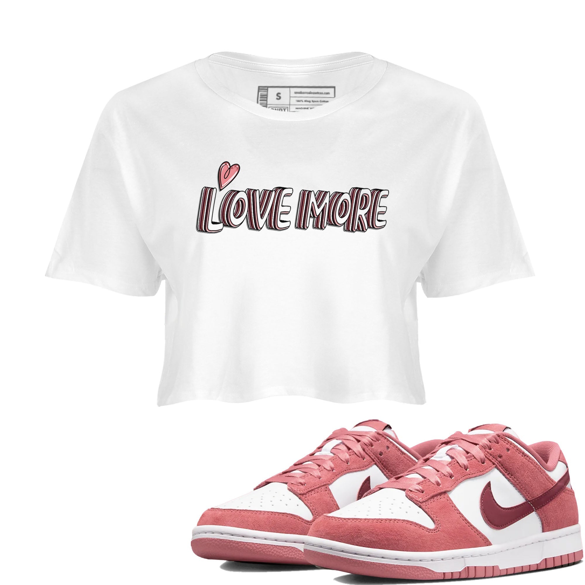 Love More snkmatch Women's Top - Dunk Valentines Day 2024