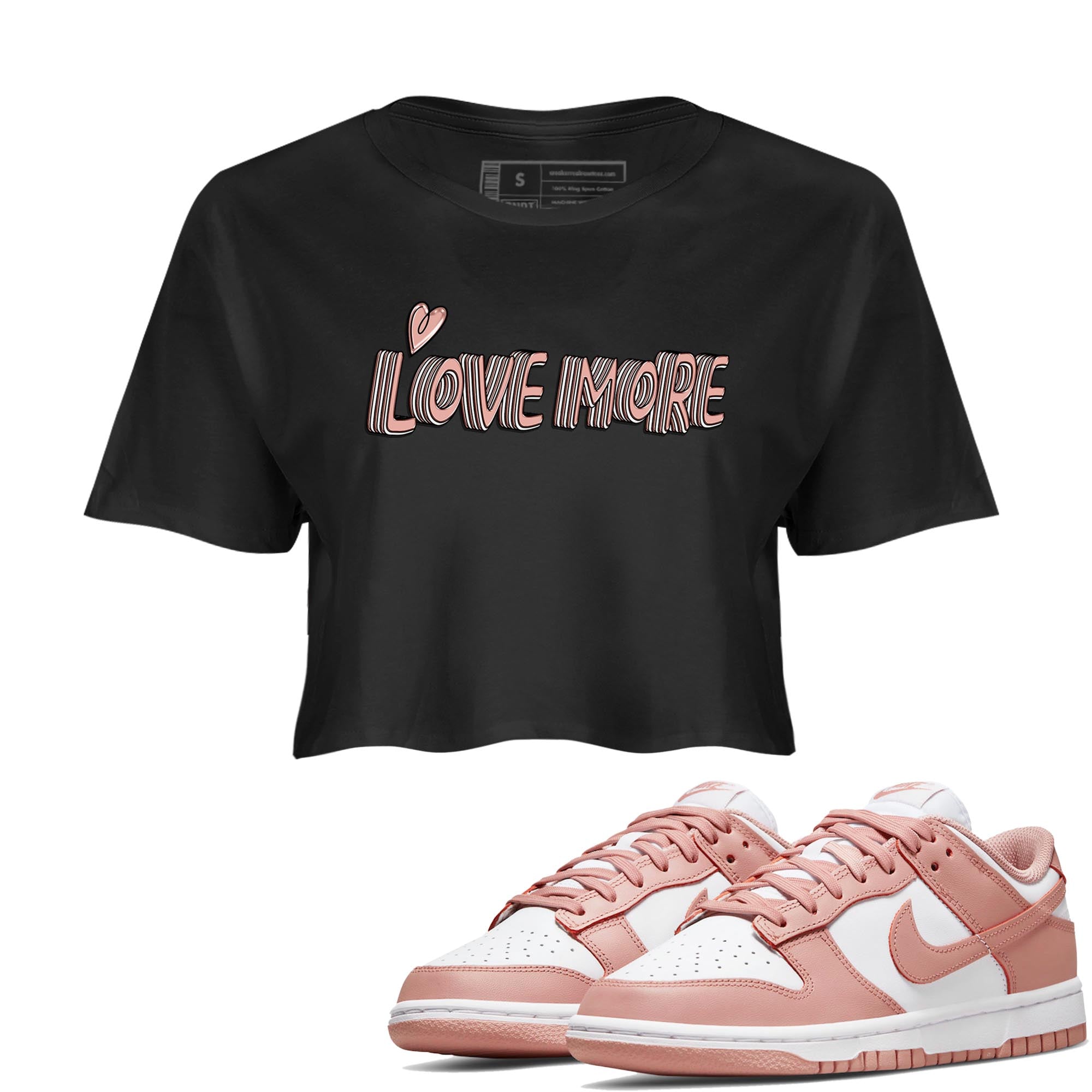 Love More snkmatch Women's Top - Dunk Rose Whisper