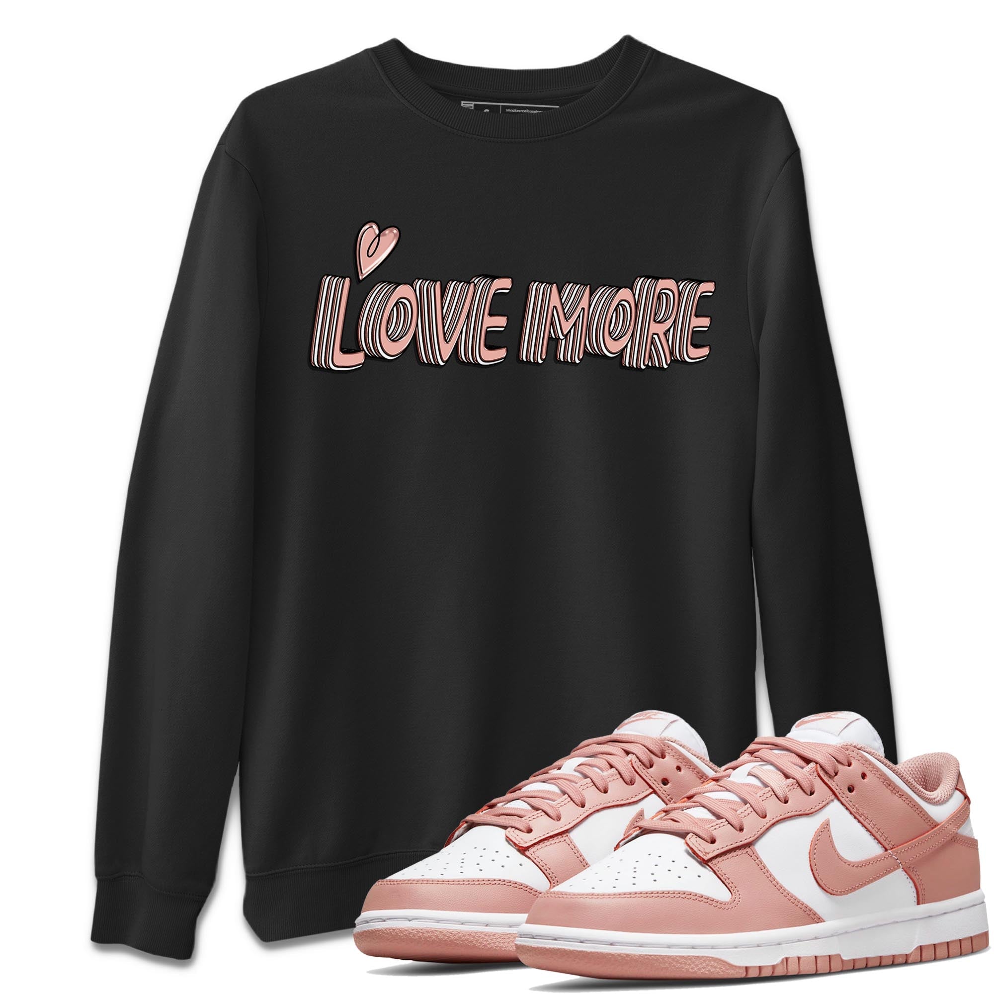 Love More snkmatch Tee - Dunk Rose Whisper
