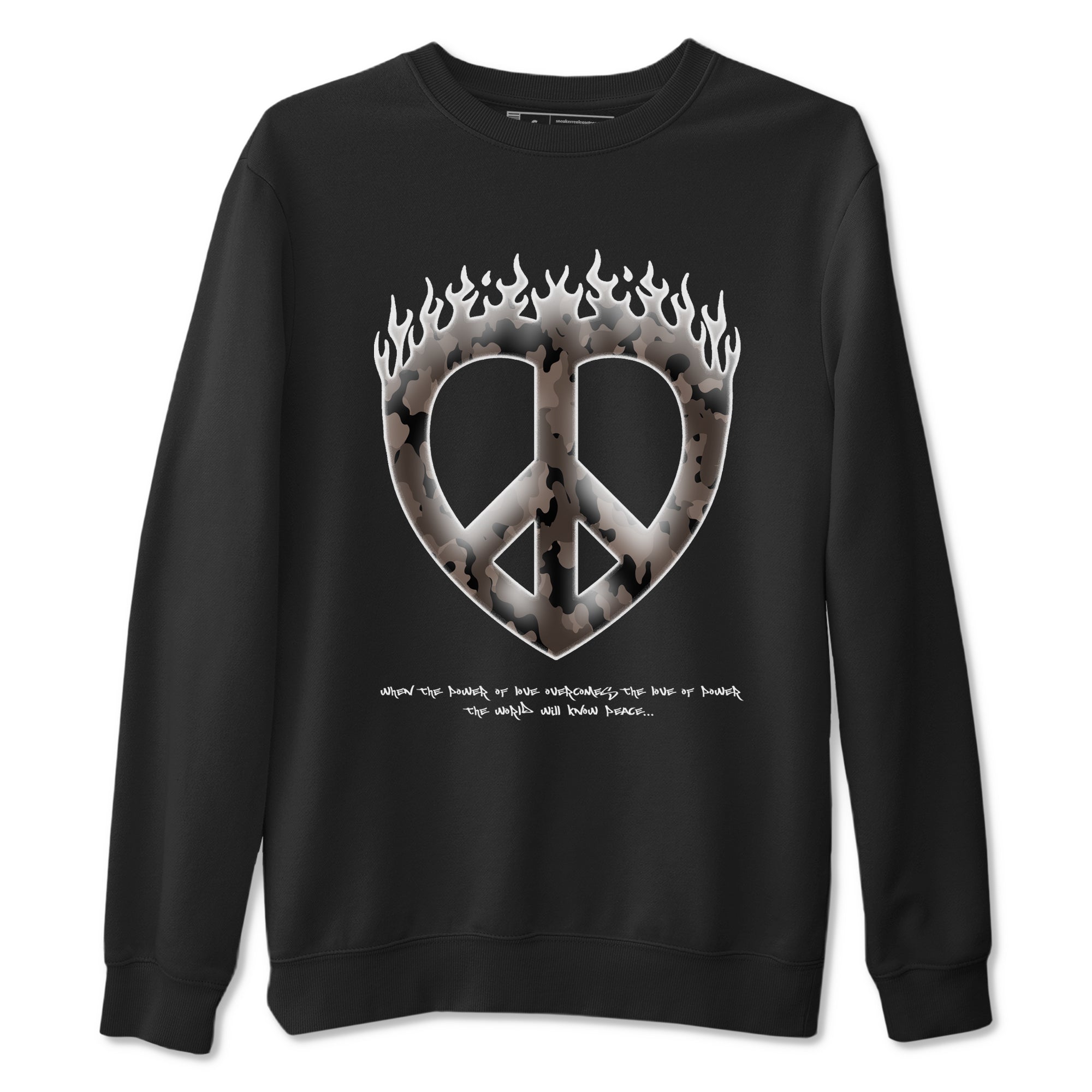 Love Peace snkmatch Tees - Air Jordan 1 Travis Scott Velvet Brown