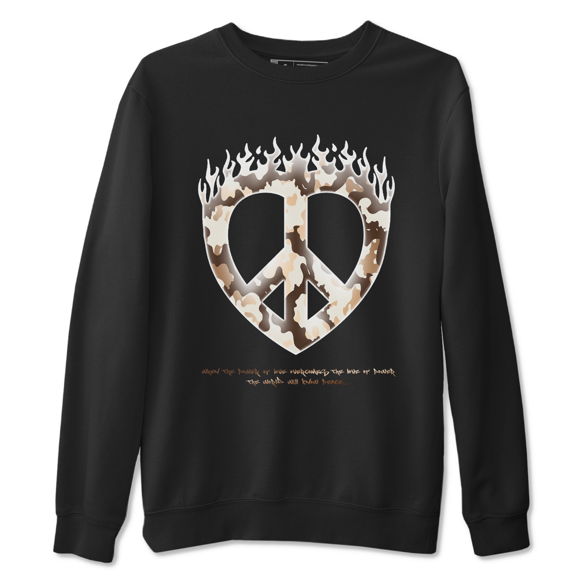 Love Peace snkmatch Tees - Air Jordan 5 Golden Ticket