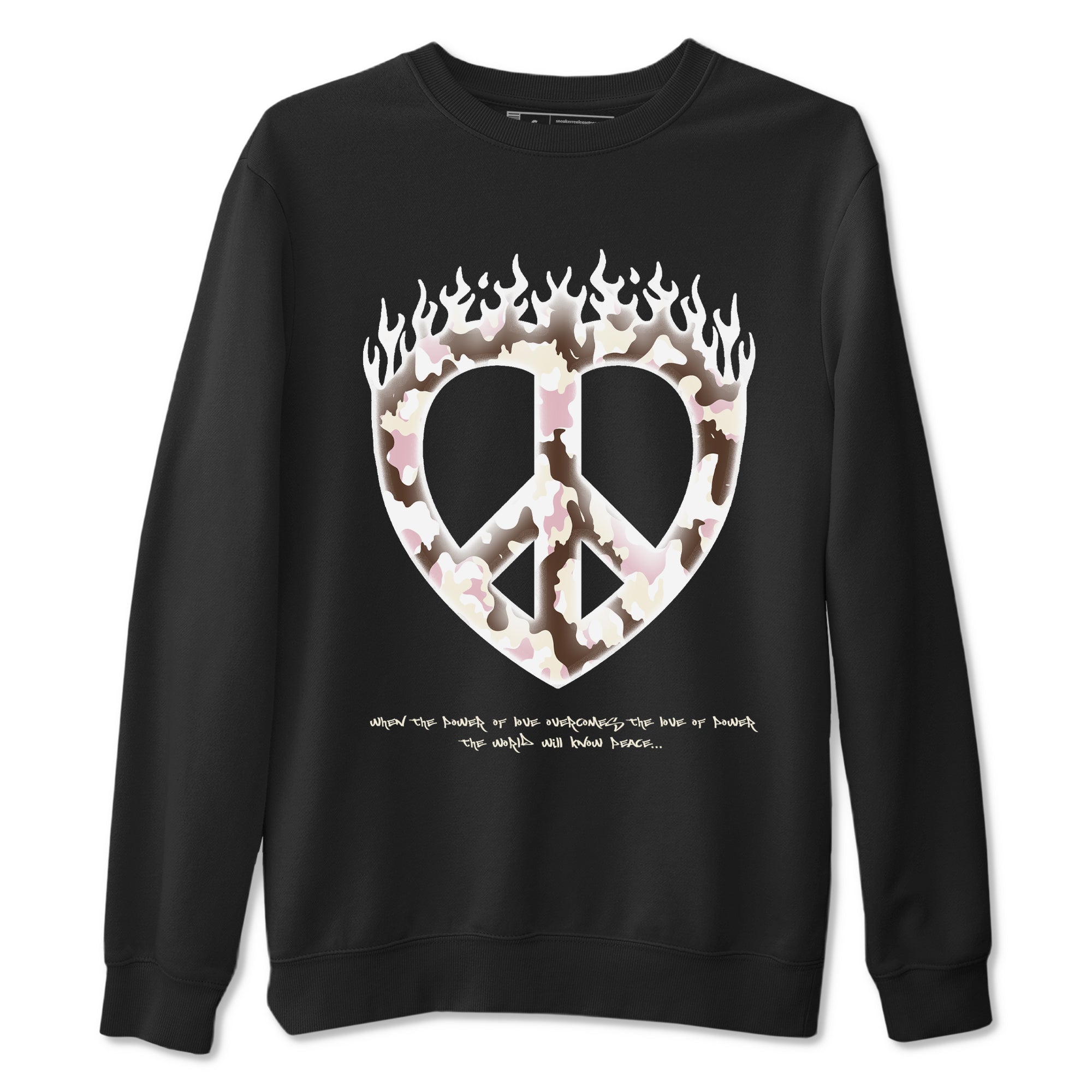 Love Peace snkmatch Tees - Dunk Cacao Wow And Pink Foam