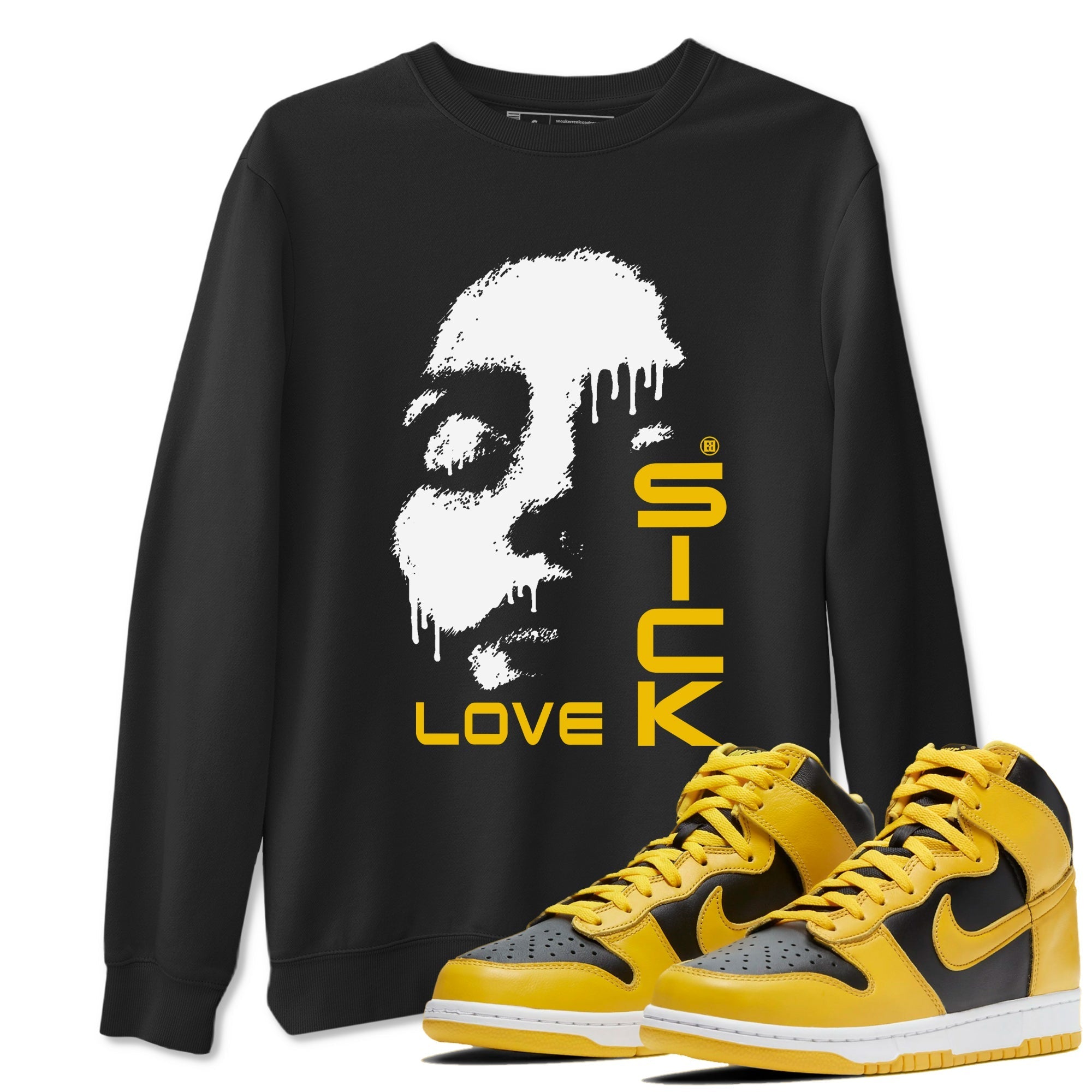 Love Sick snkmatch Tees - Dunk High Pollen