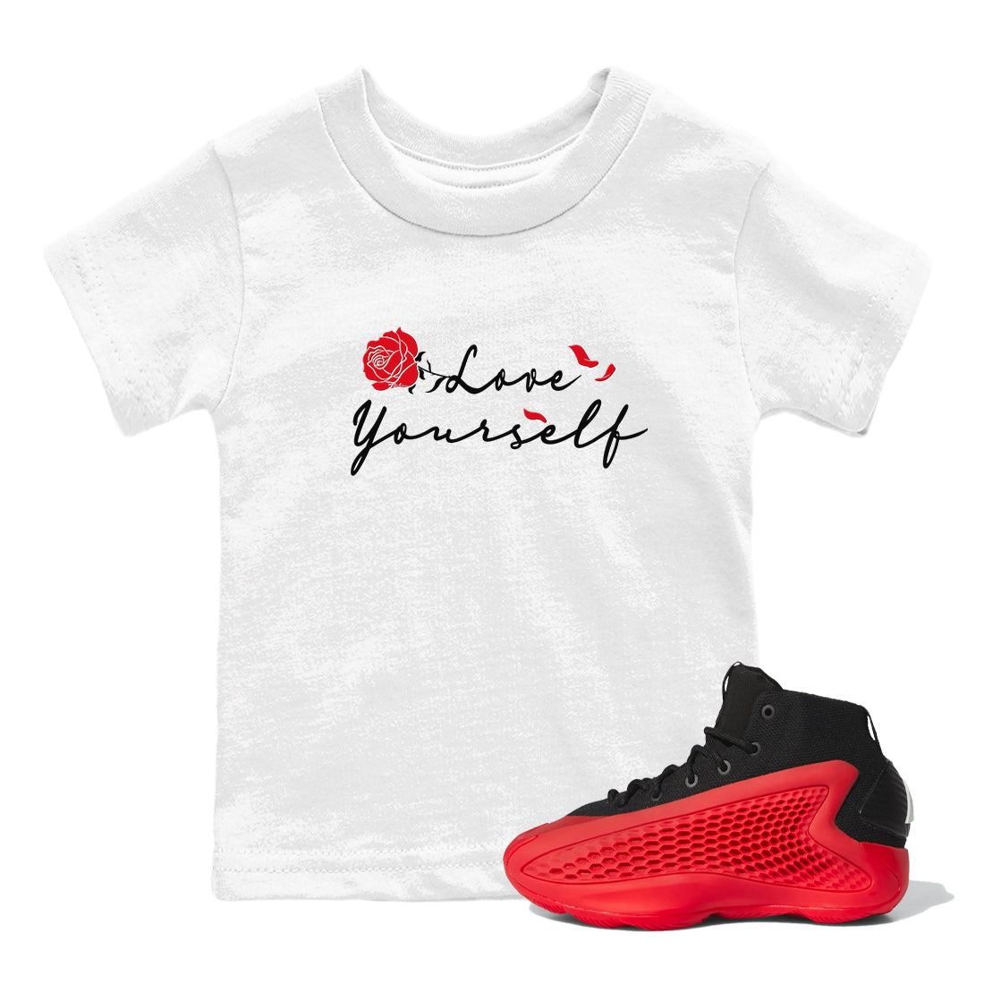 Love Yourself snkmatch Tees Kids - AE 1 Bred