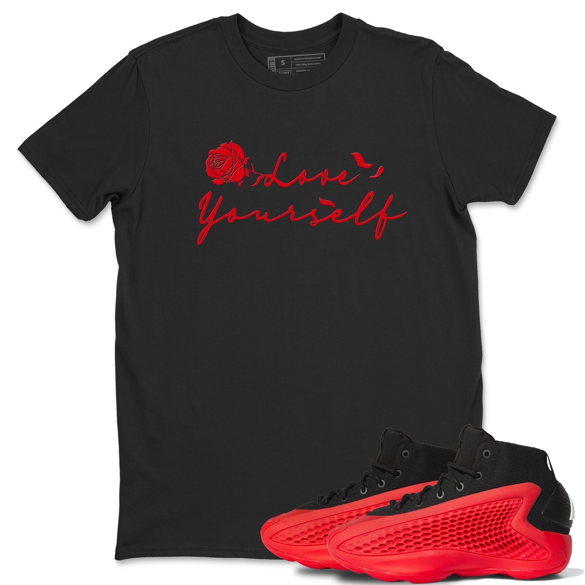 Love Yourself snkmatch Tees - AE 1 Bred