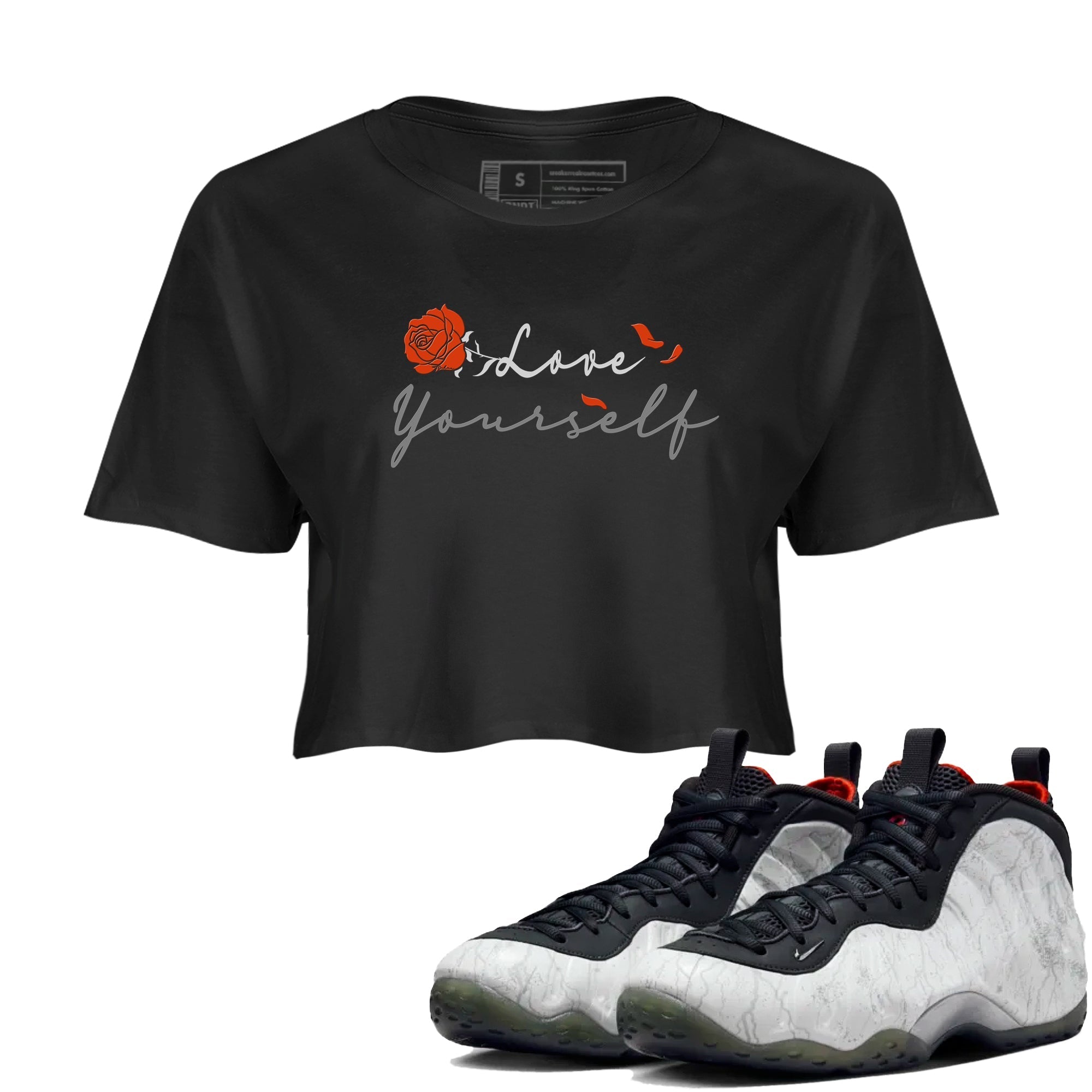 Love Yourself snkmatch Women's Top - Air Foamposite One Jin
