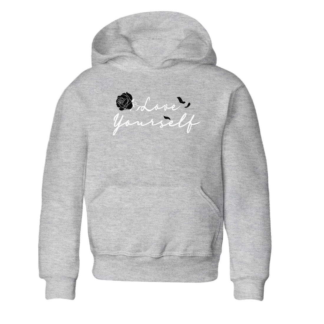 Love Yourself snkmatch Tees Kids - Air Jordan 1 Black White
