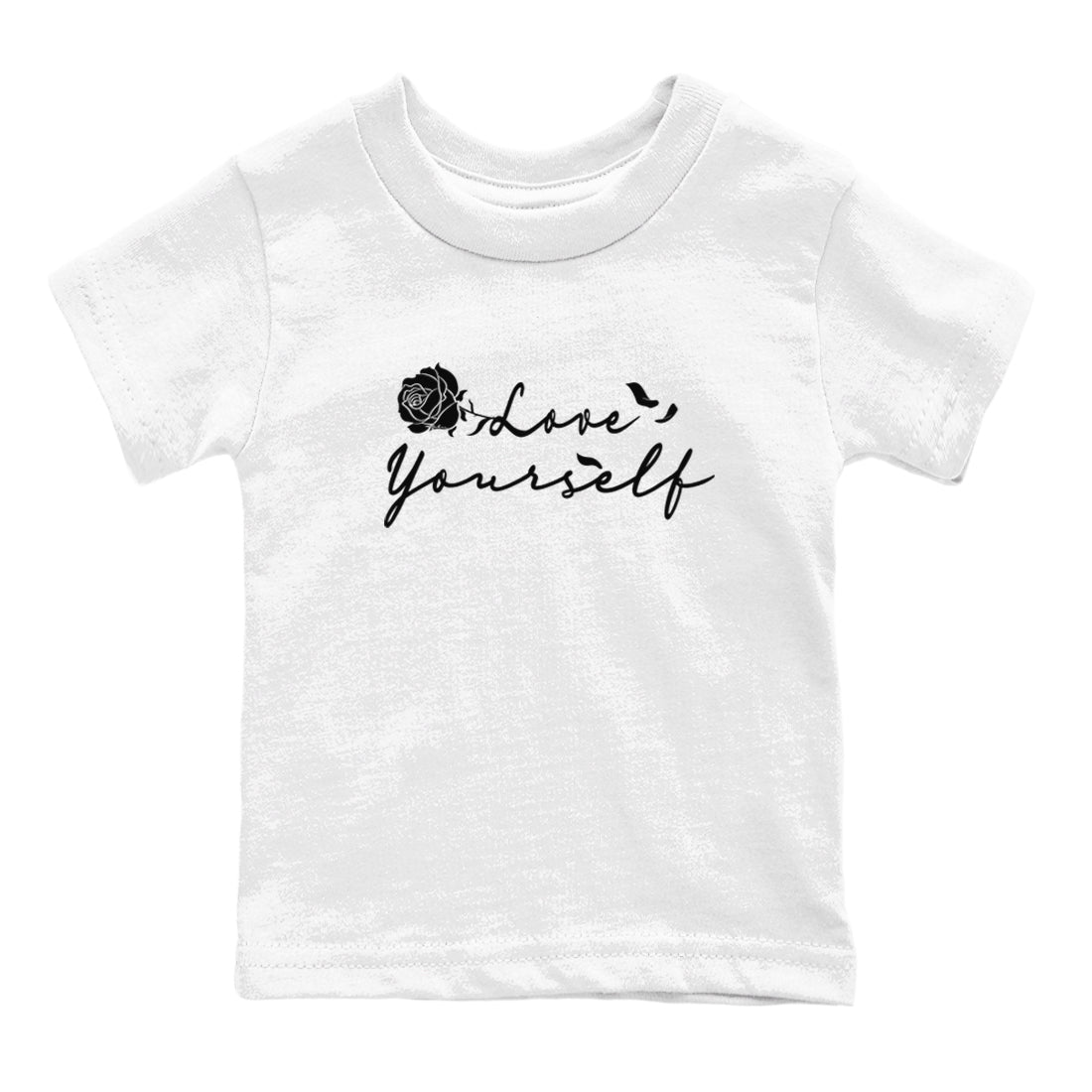Love Yourself snkmatch Tees Kids - Air Jordan 1 Black White