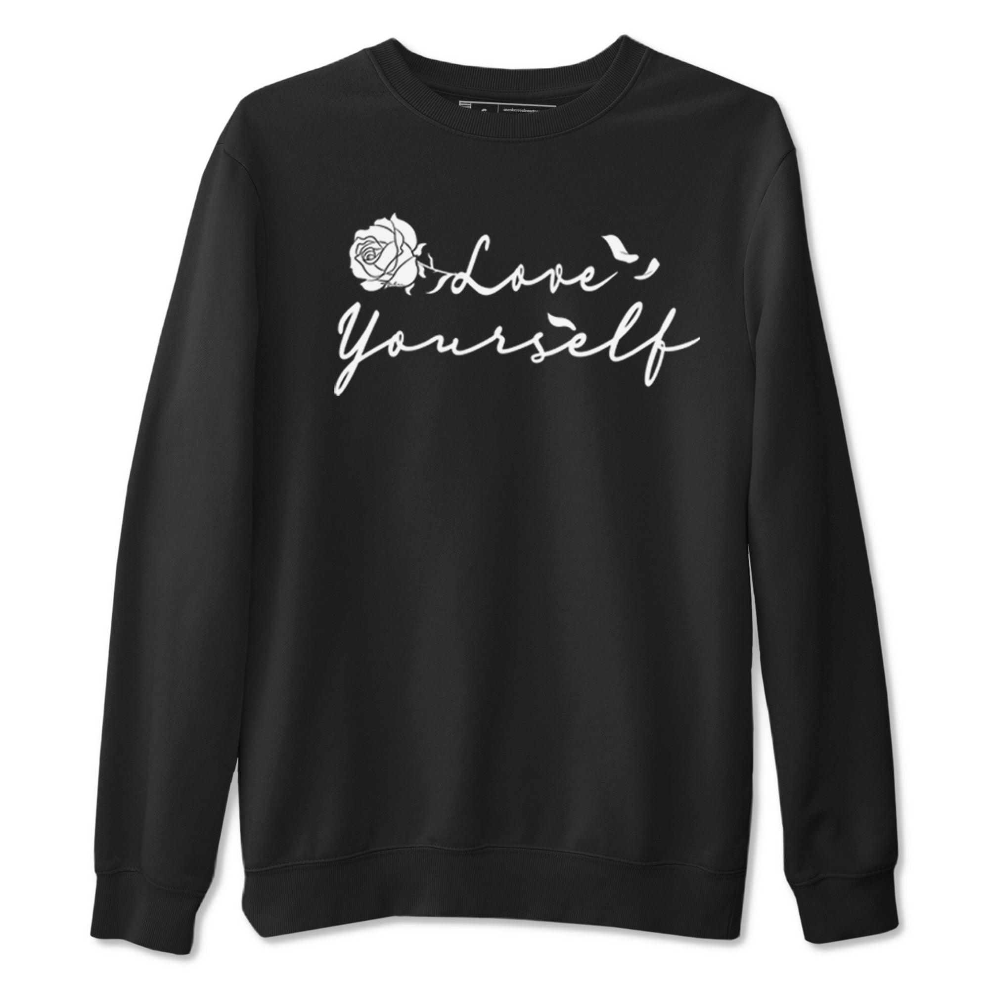 Love Yourself snkmatch Tees - Air Jordan 1 Black White