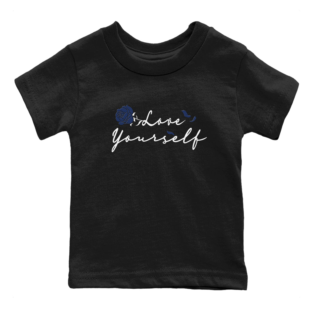 Love Yourself snkmatch Tees Kids - Air Jordan 1 Midnight Navy
