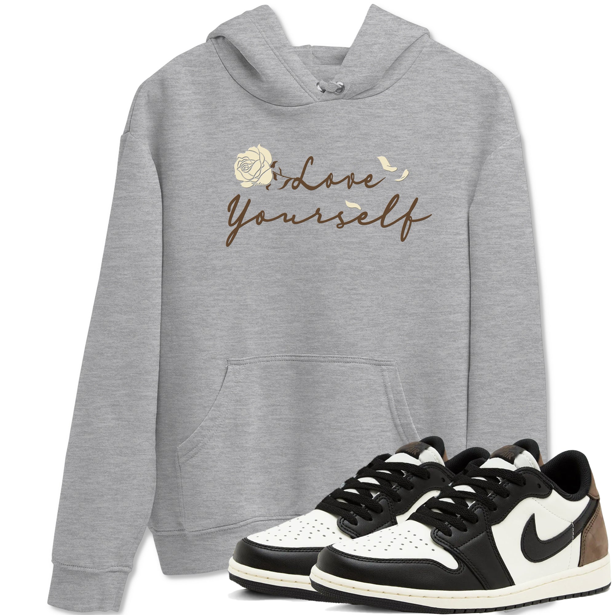 Love Yourself snkmatch Tees - Air Jordan 1 Mocha