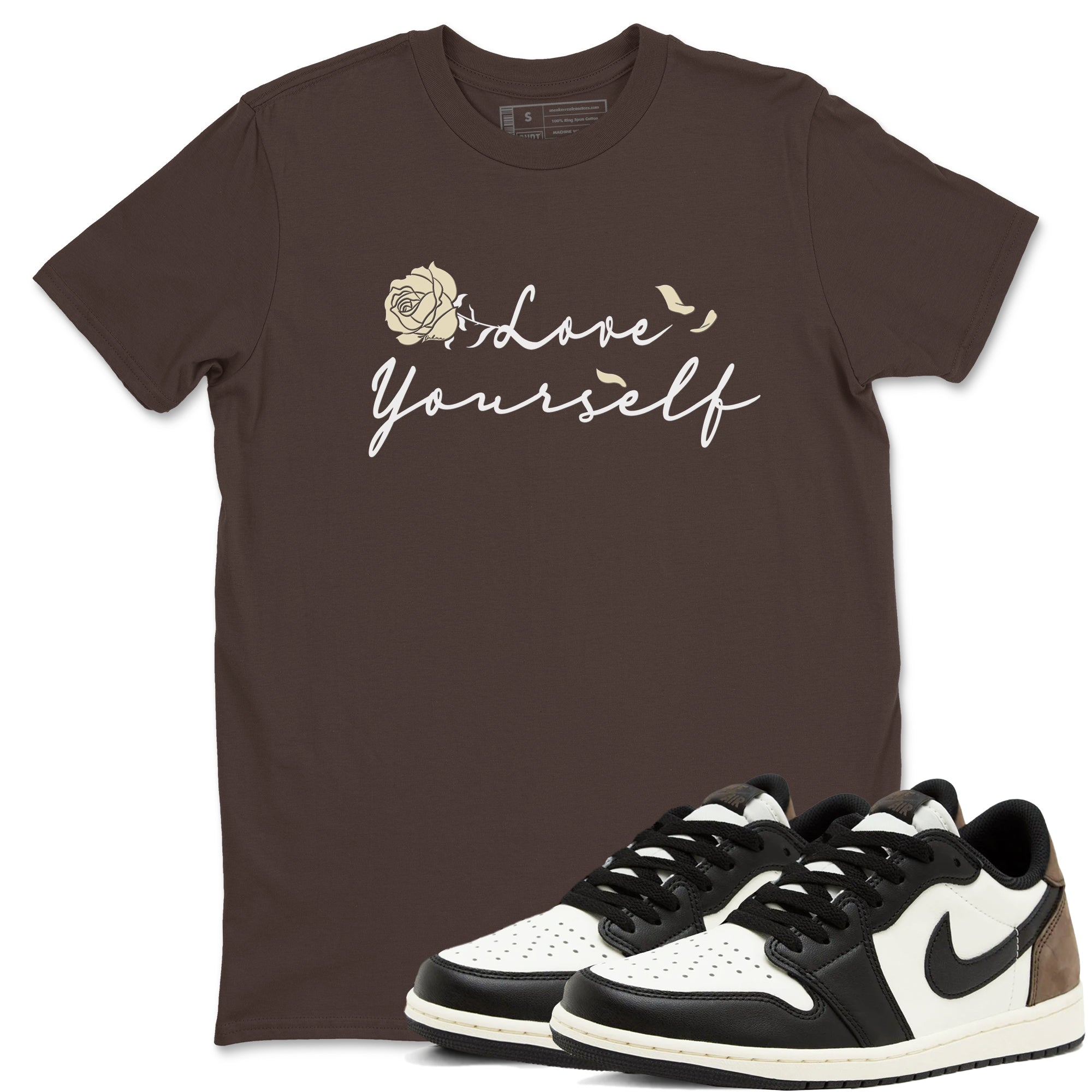 Love Yourself snkmatch Tees - Air Jordan 1 Mocha