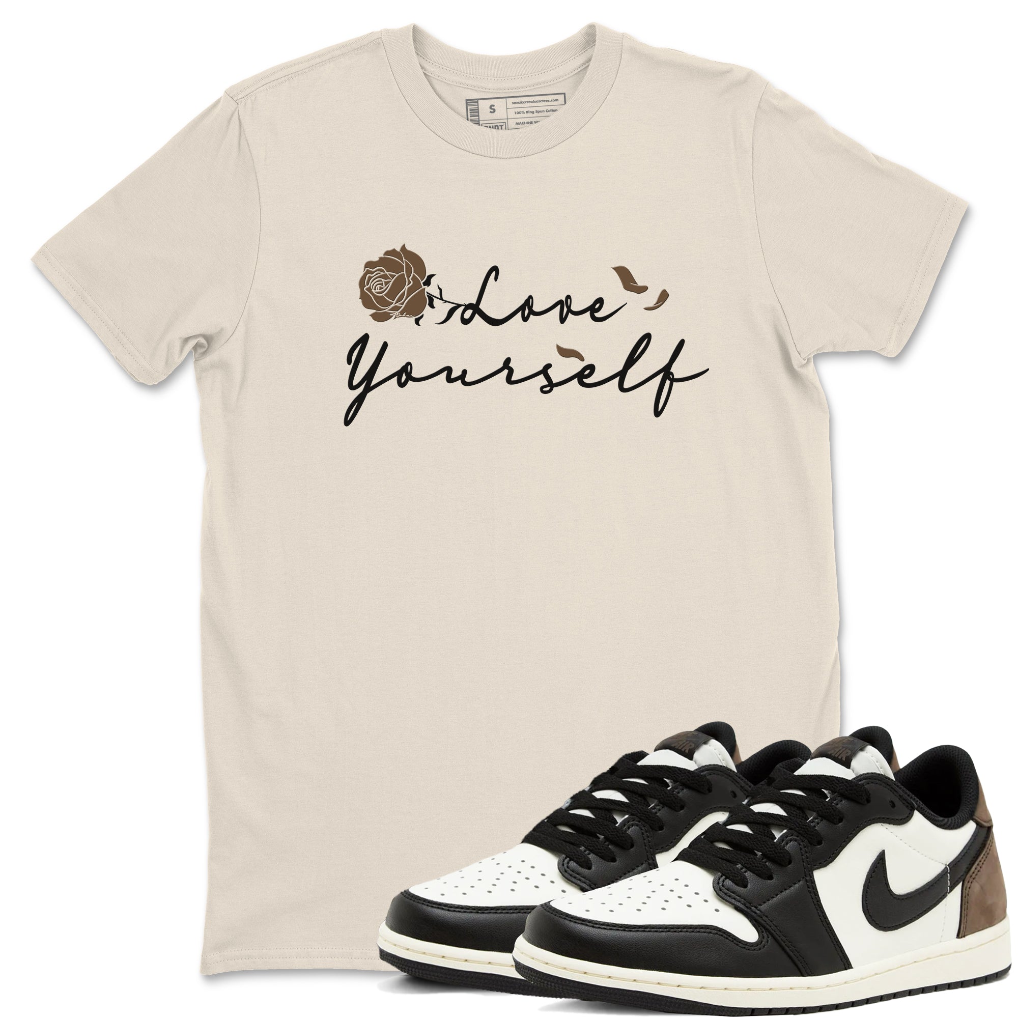 Love Yourself snkmatch Tees - Air Jordan 1 Mocha