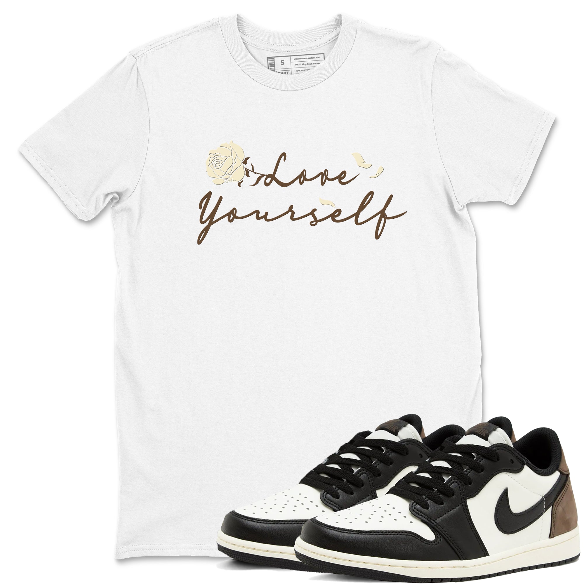 Love Yourself snkmatch Tees - Air Jordan 1 Mocha