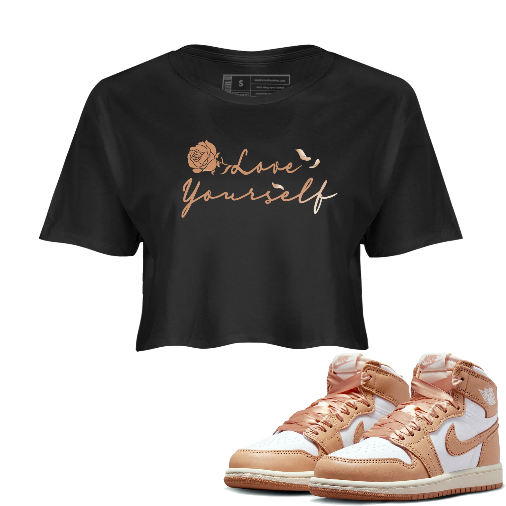 Love Yourself snkmatch Women's Top - Air Jordan 1 Praline