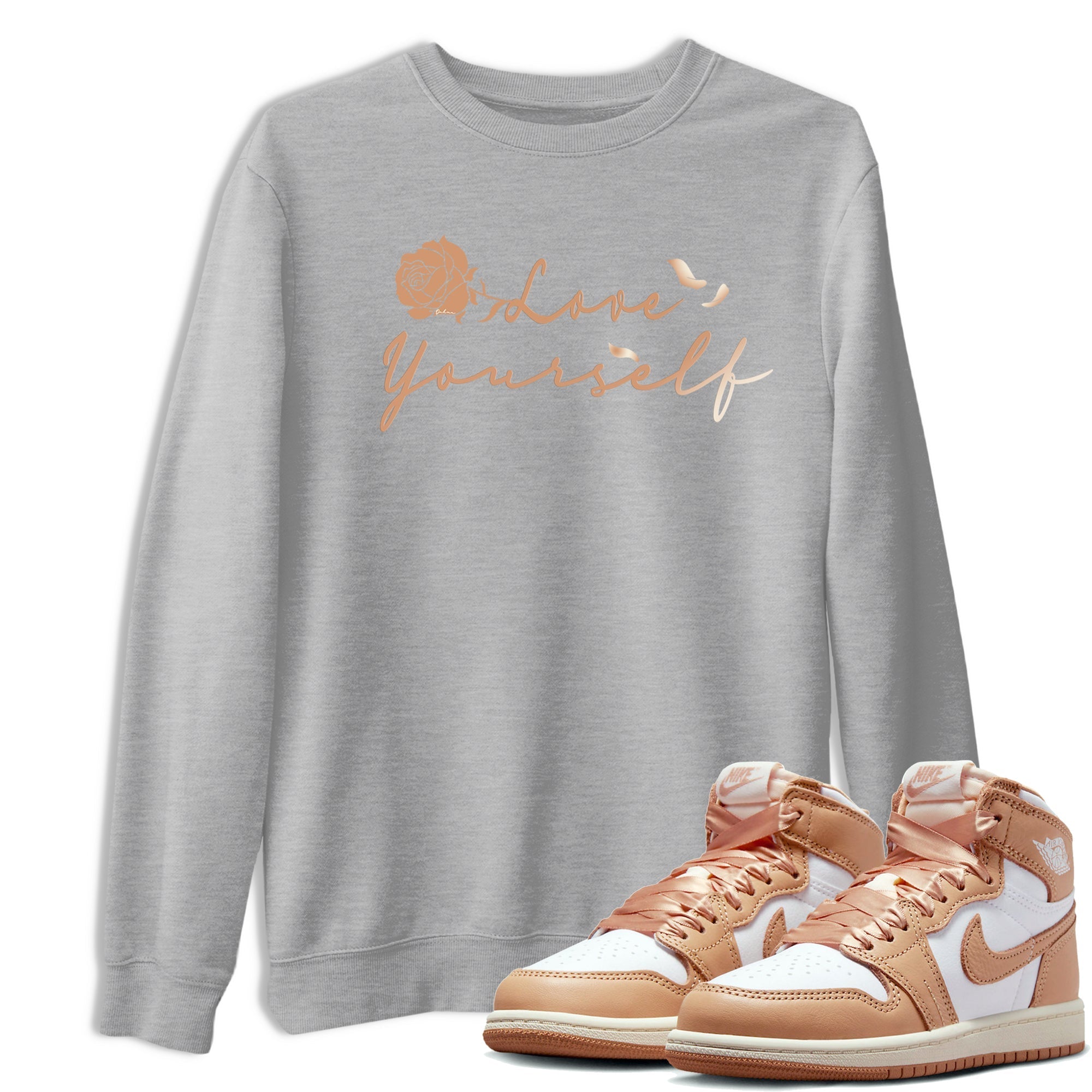 Love Yourself snkmatch Tee - Air Jordan 1 Praline