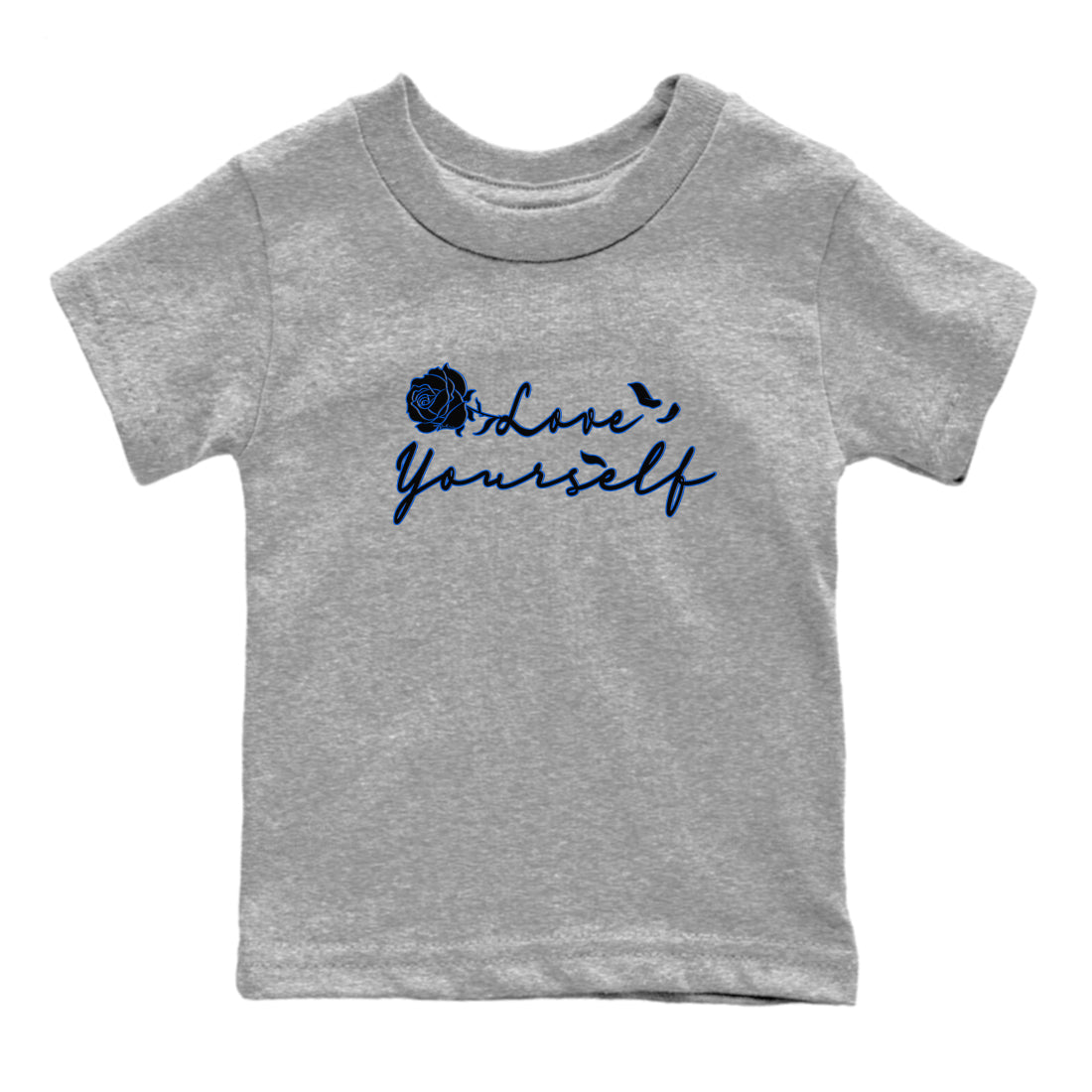 Love Yourself snkmatch Tee Kids - Air Jordan 1 Royal Reimagined