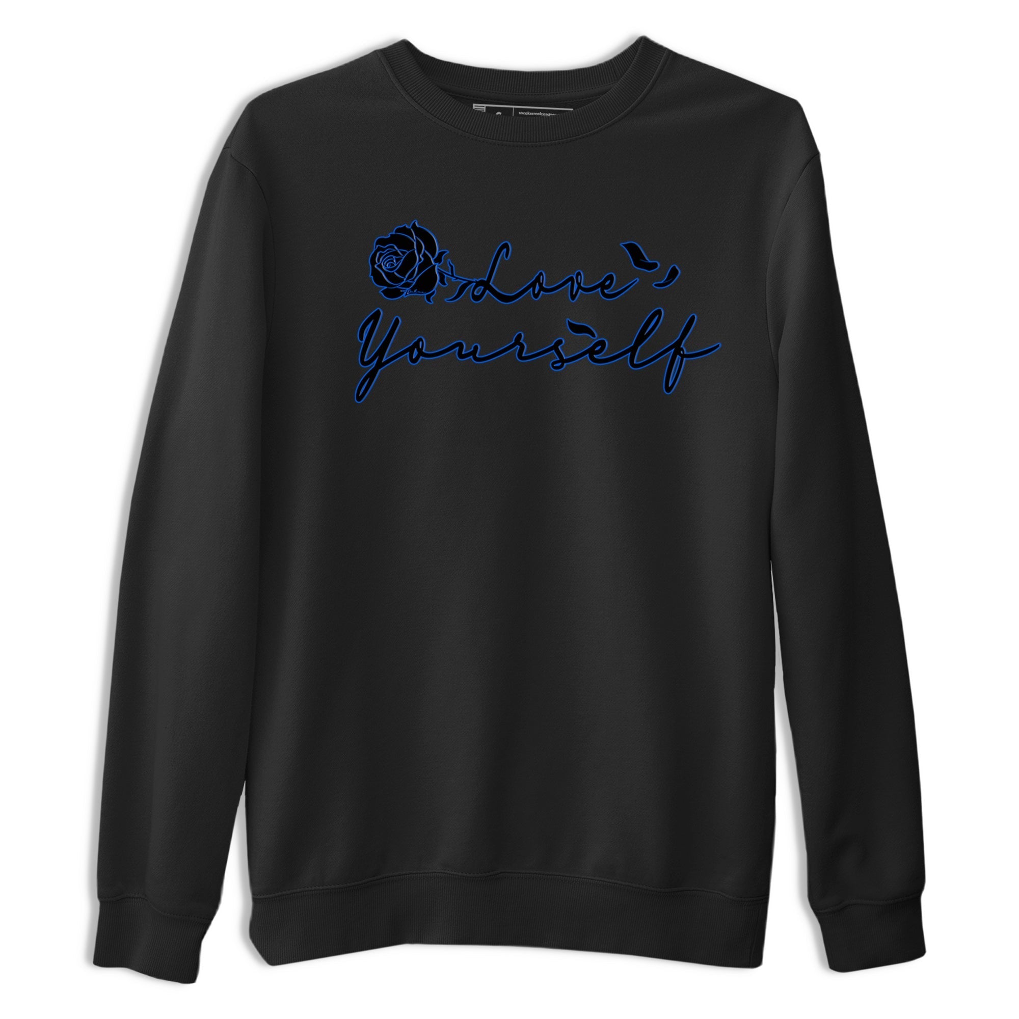 Love Yourself snkmatch Tee - Air Jordan 1 Royal Reimagined
