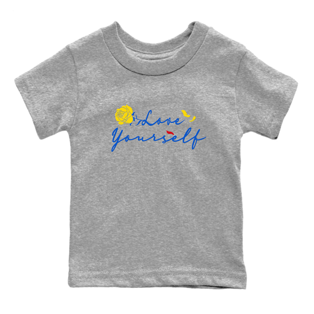 Love Yourself snkmatch Tees Kids - Air Jordan 1 Travis Scott Canary