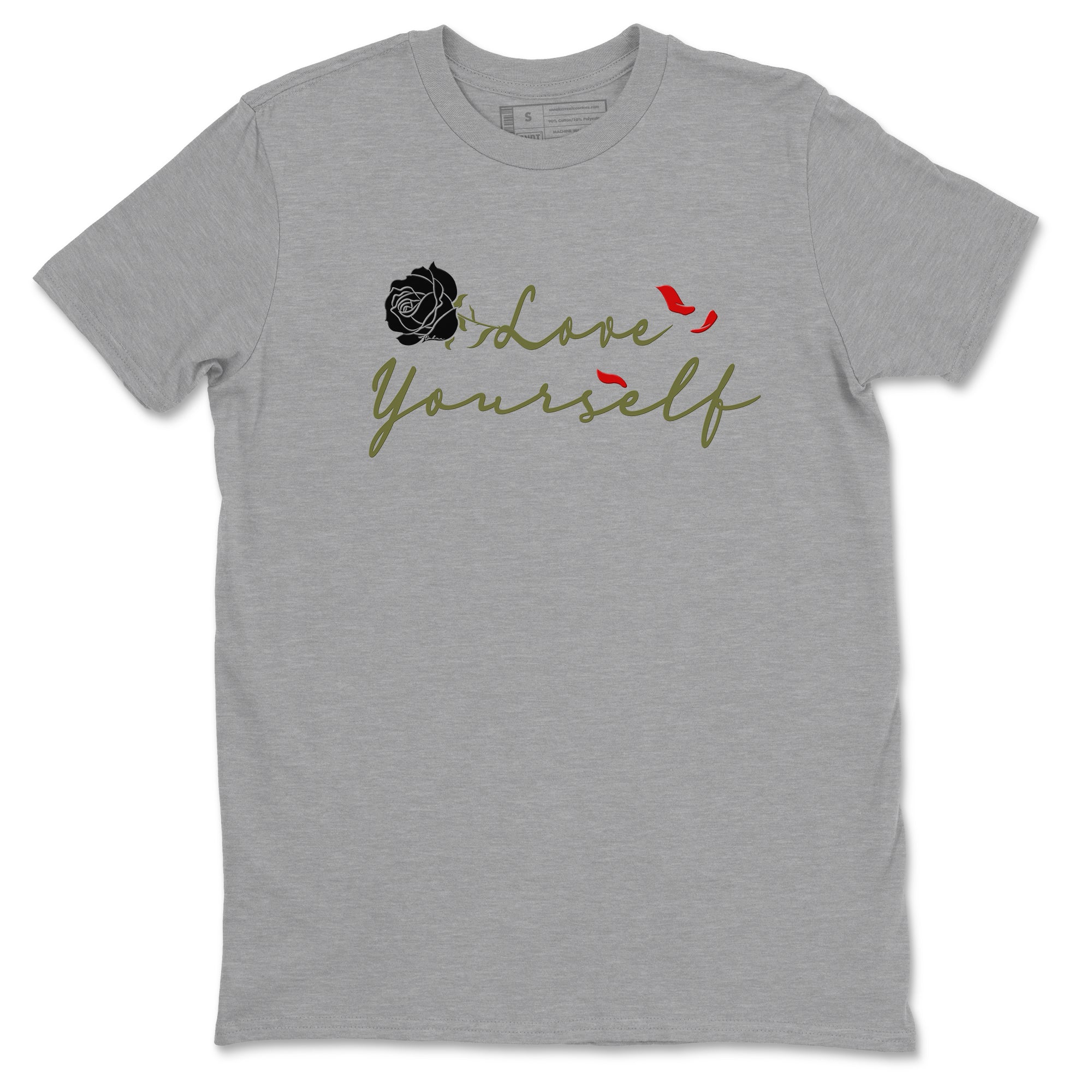 Love Yourself snkmatch Tees - Air Jordan 1 Travis Scott Medium Olive