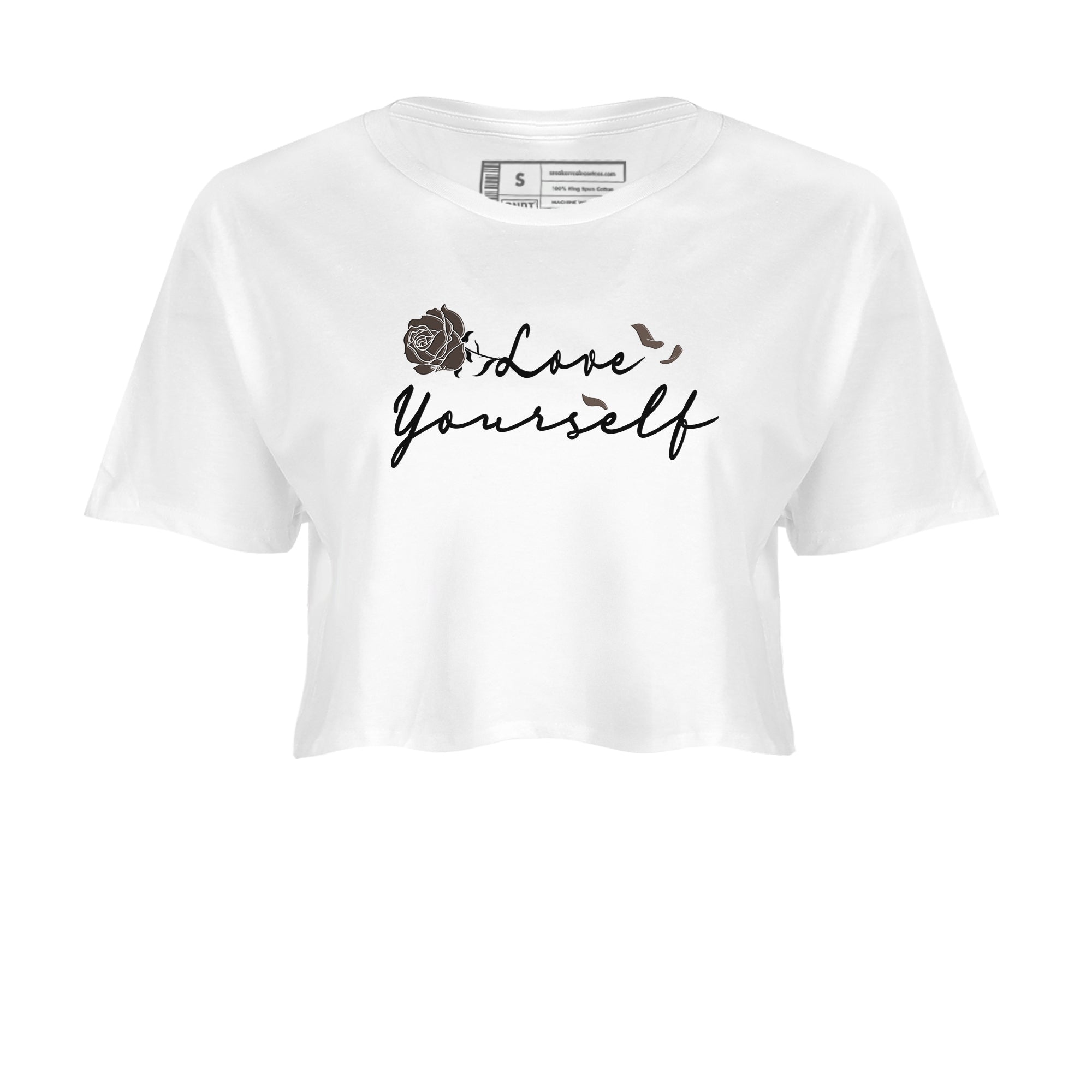 Love Yourself snkmatch Women's Top - Air Jordan 1 Travis Scott Velvet Brown