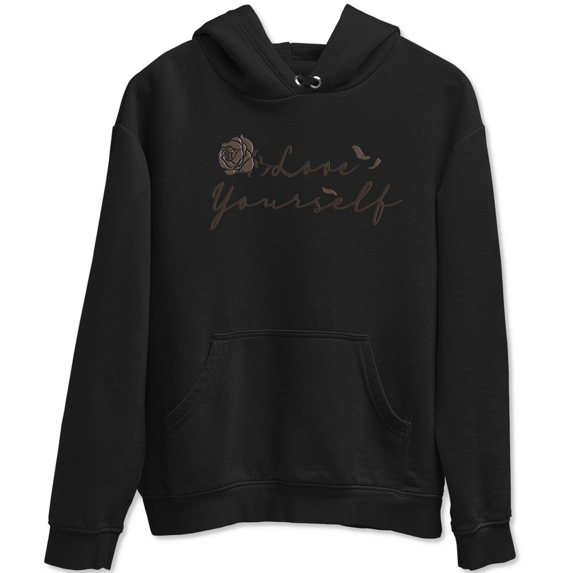 Love Yourself snkmatch Tees - Air Jordan 1 Travis Scott Velvet Brown