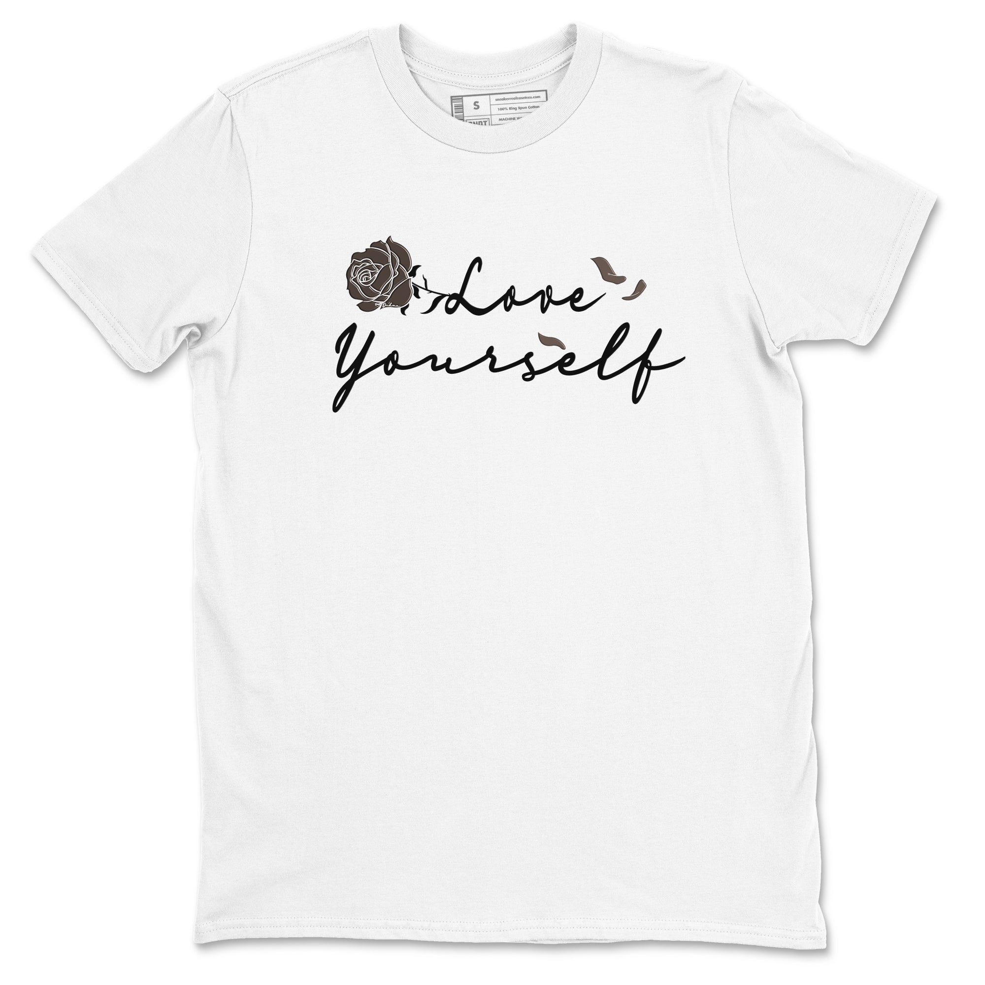 Love Yourself snkmatch Tees - Air Jordan 1 Travis Scott Velvet Brown