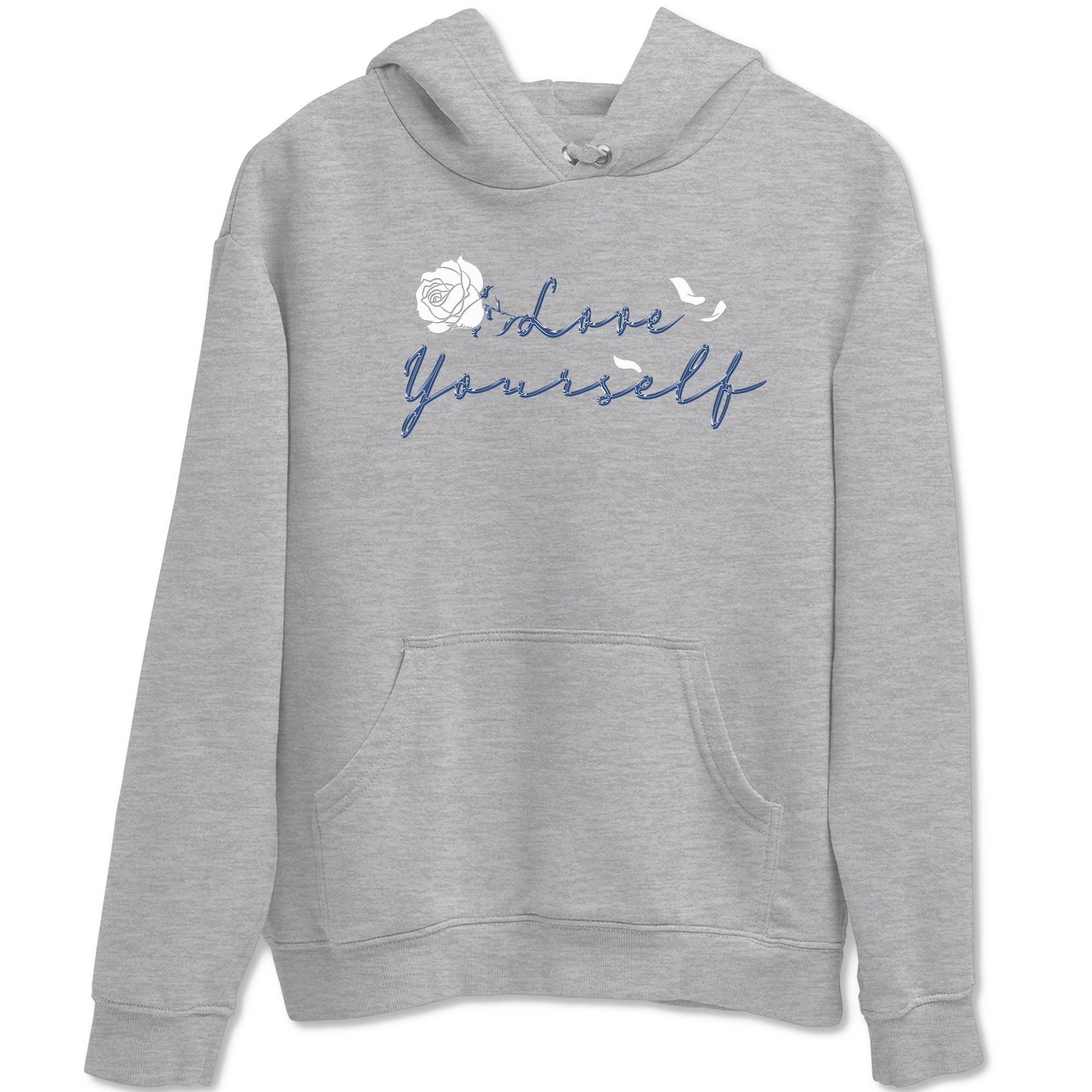 Love Yourself snkmatch Tees - Air Jordan 11 Diffused Blue