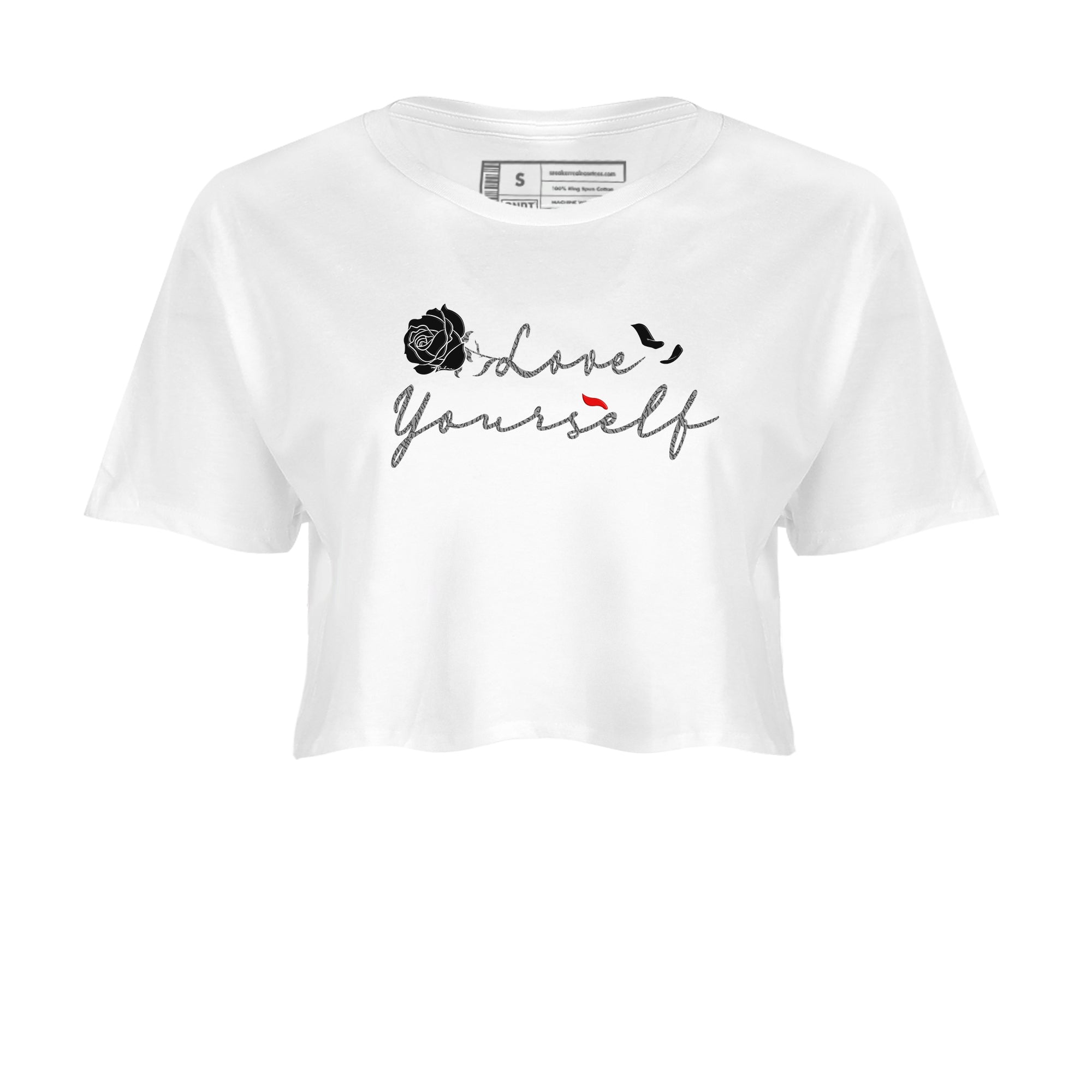 Love Yourself snkmatch Women's Top - Air Jordan  3 Black Cement