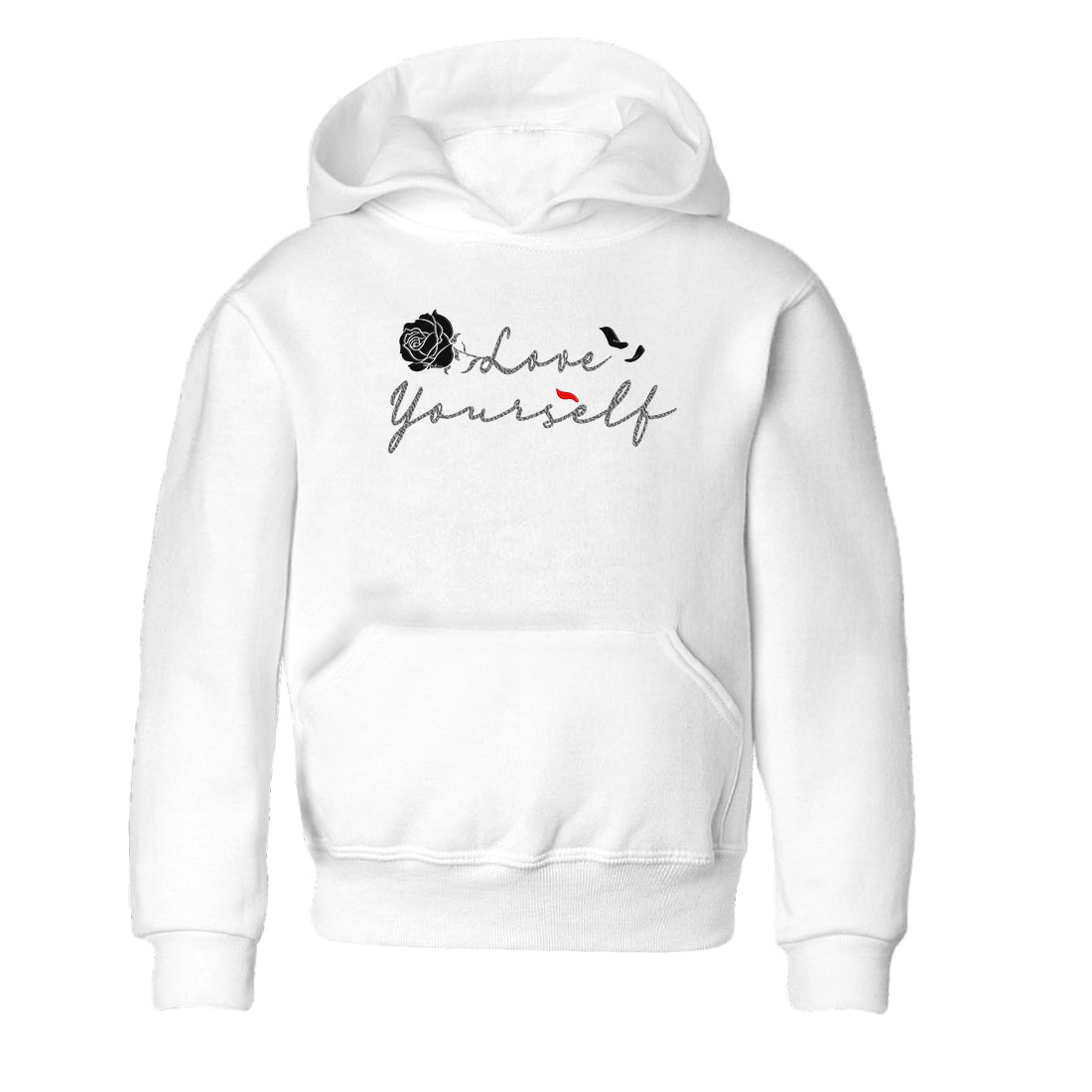 Love Yourself snkmatch Tees Kids - Air Jordan  3 Black Cement
